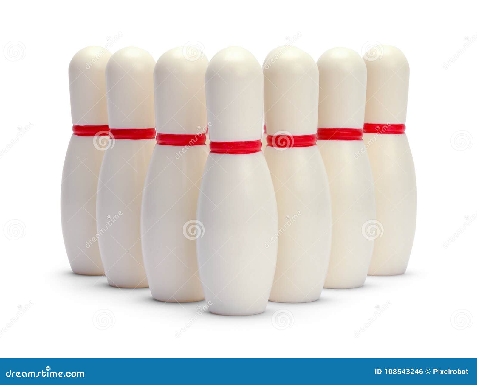 Small Bowling Pins stock photo. Image of equipment, isolated 108543246