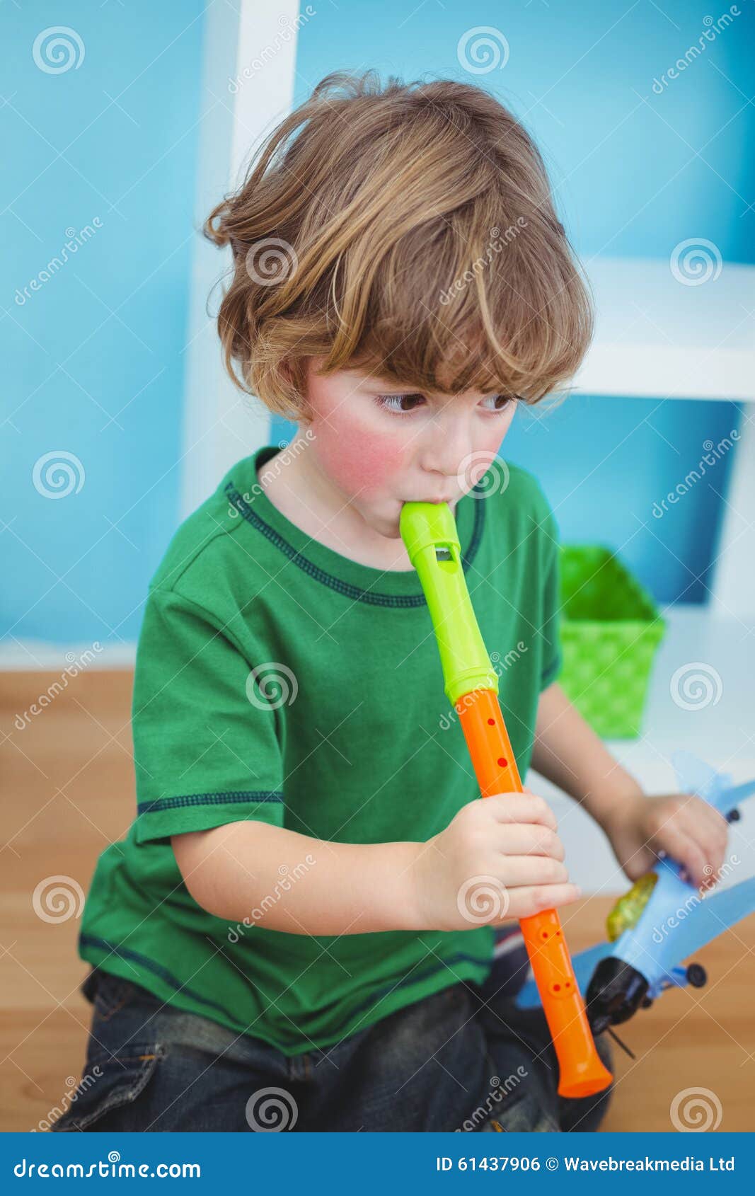 Small Boy Playing the Flute Stock Photo Image of happiness, length