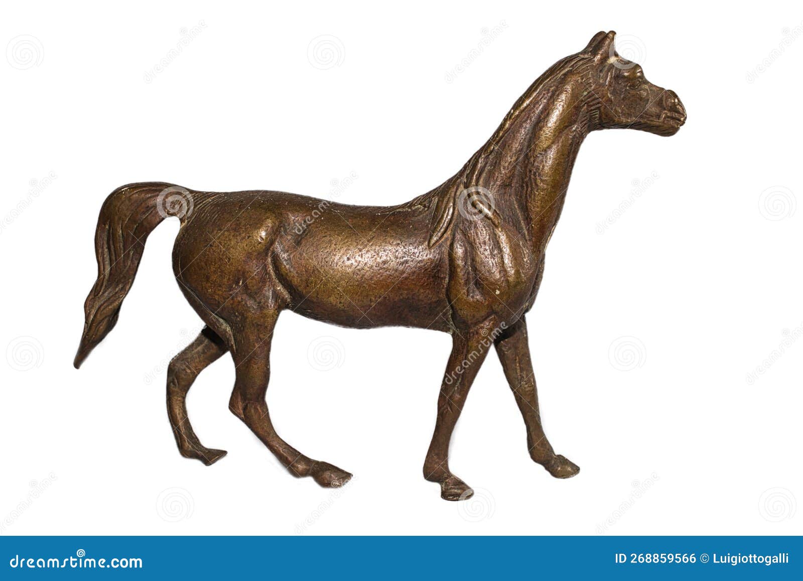 Small Bronze Statue of Arabian Horse Stock Photo Image of africa