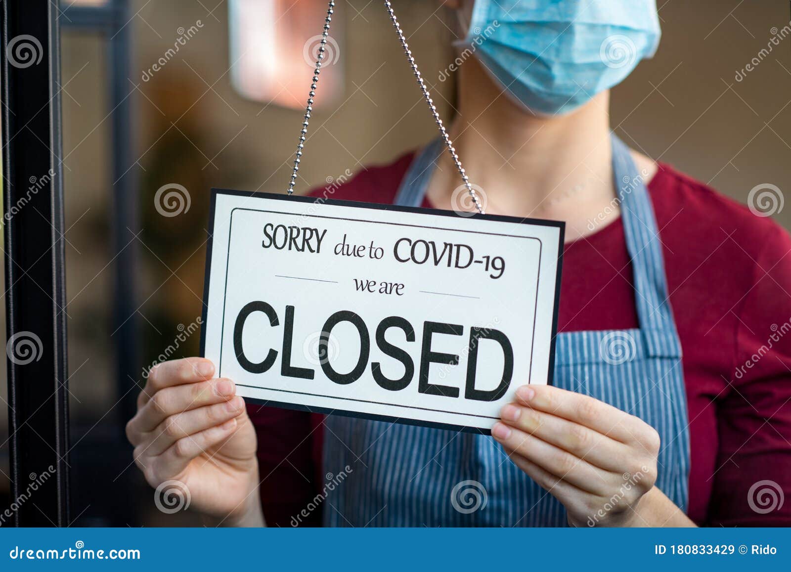 small business closed for covid-19 lockdown