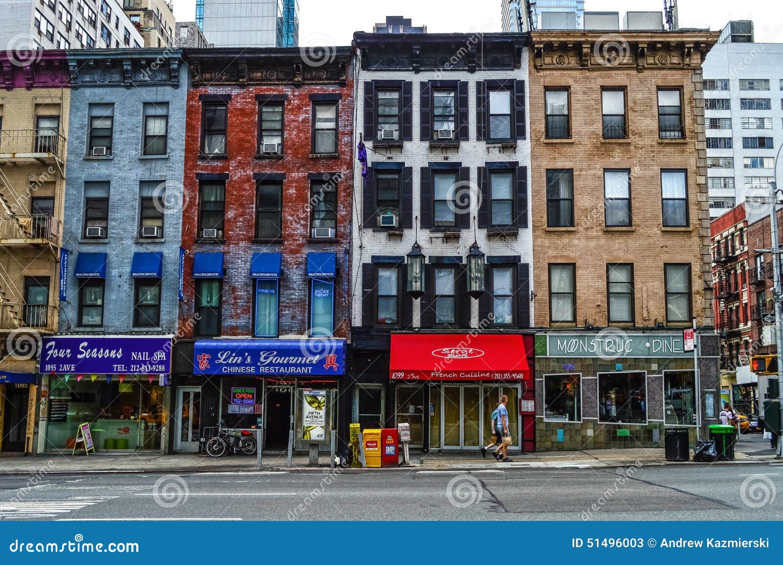 Small Business New York City Editorial Stock Photo Image of side