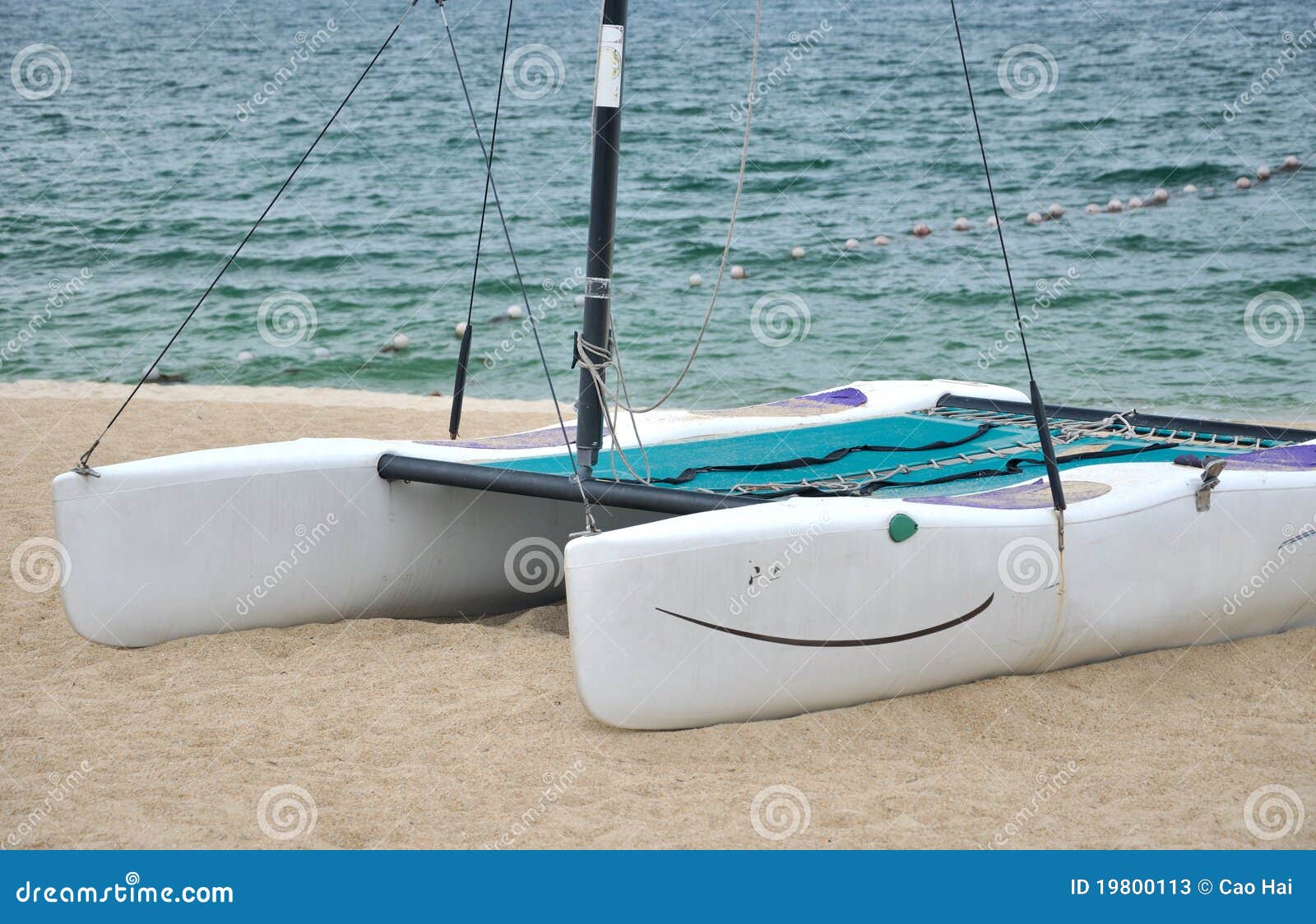 Small Catamaran On Beach Sand Stock Photos - Image: 19800113