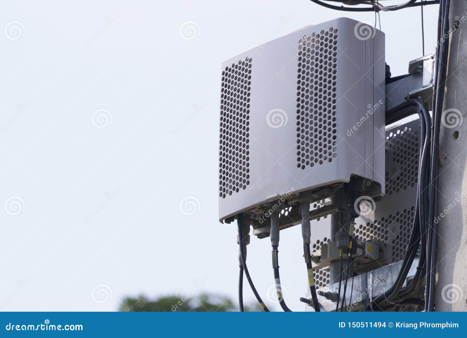 Tower. Wireless Communication Antenna Transmitter