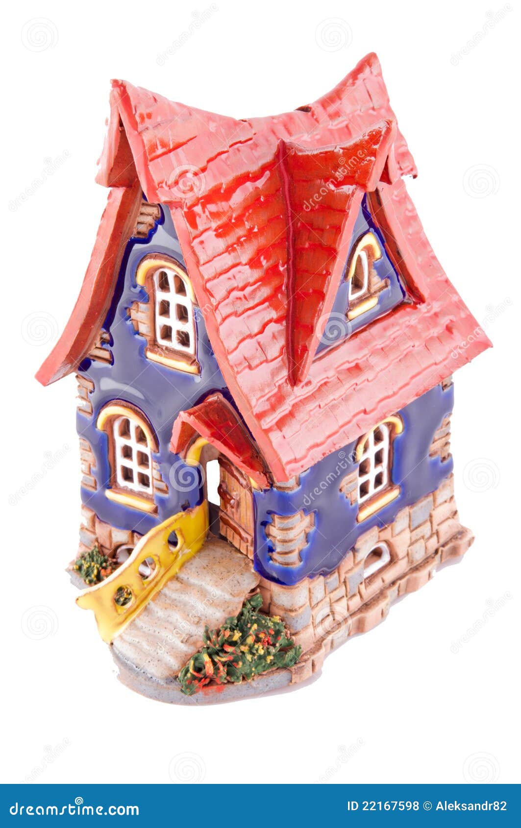 Small ceramic house stock photo. Image of shingle, architecture 22167598