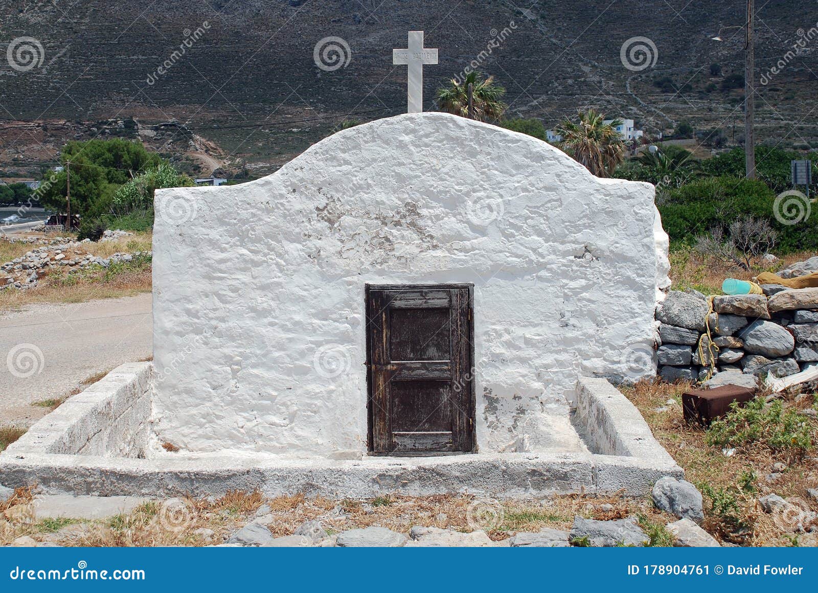 agios antonios chapel on tilos