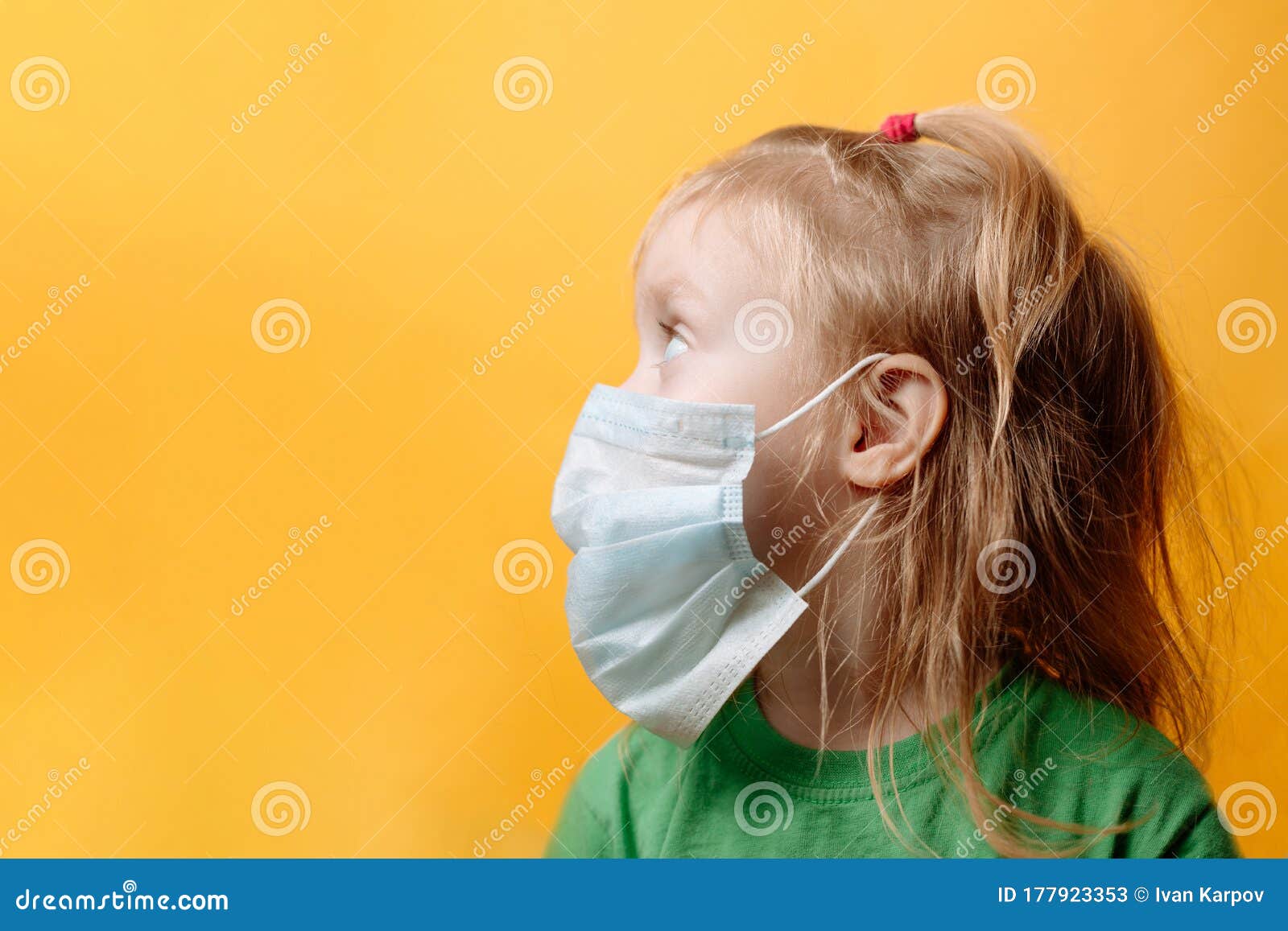 Download A Small Child In A White Medical Mask On A Yellow Background Coronavirus Protecting Children From The Epidemic Space Stock Image Image Of Male Medical 177923353 Yellowimages Mockups