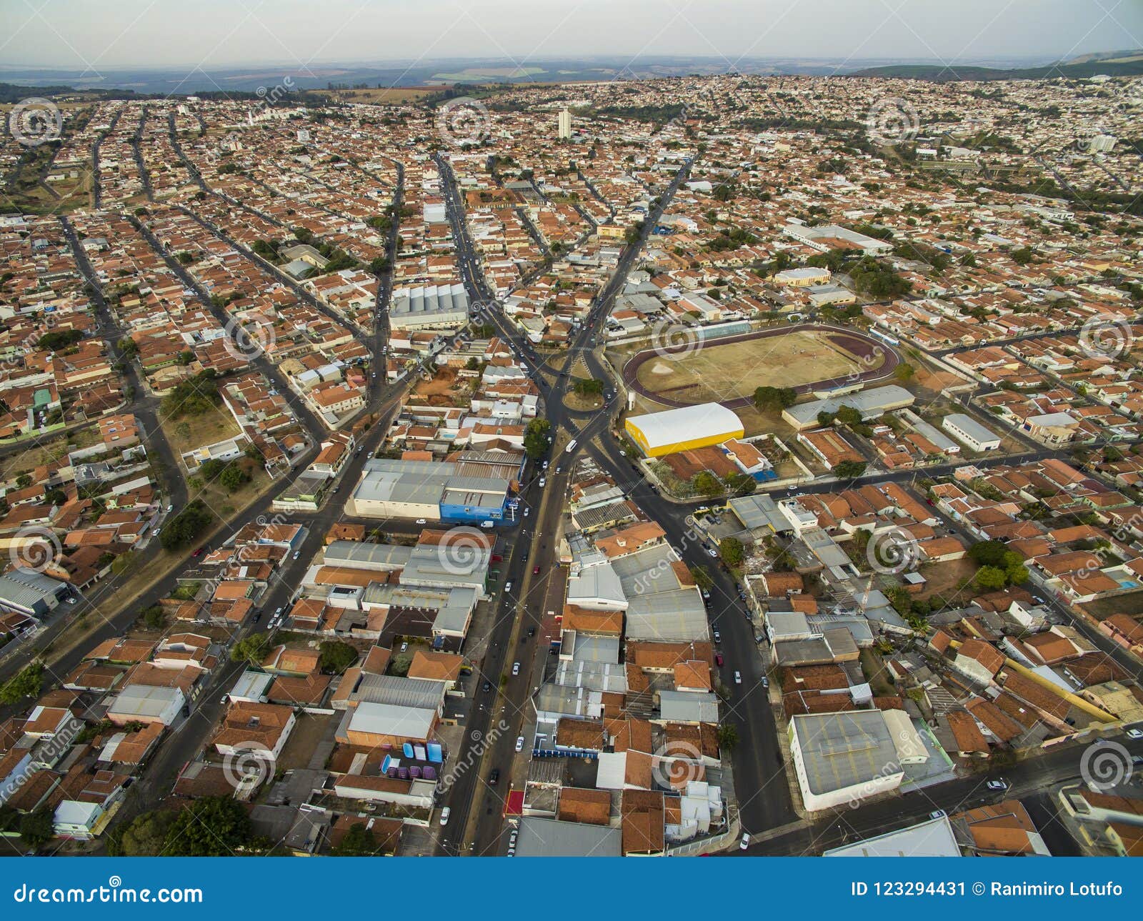 small cities in south america, city of botucatu in the state of sao paulo, brazil