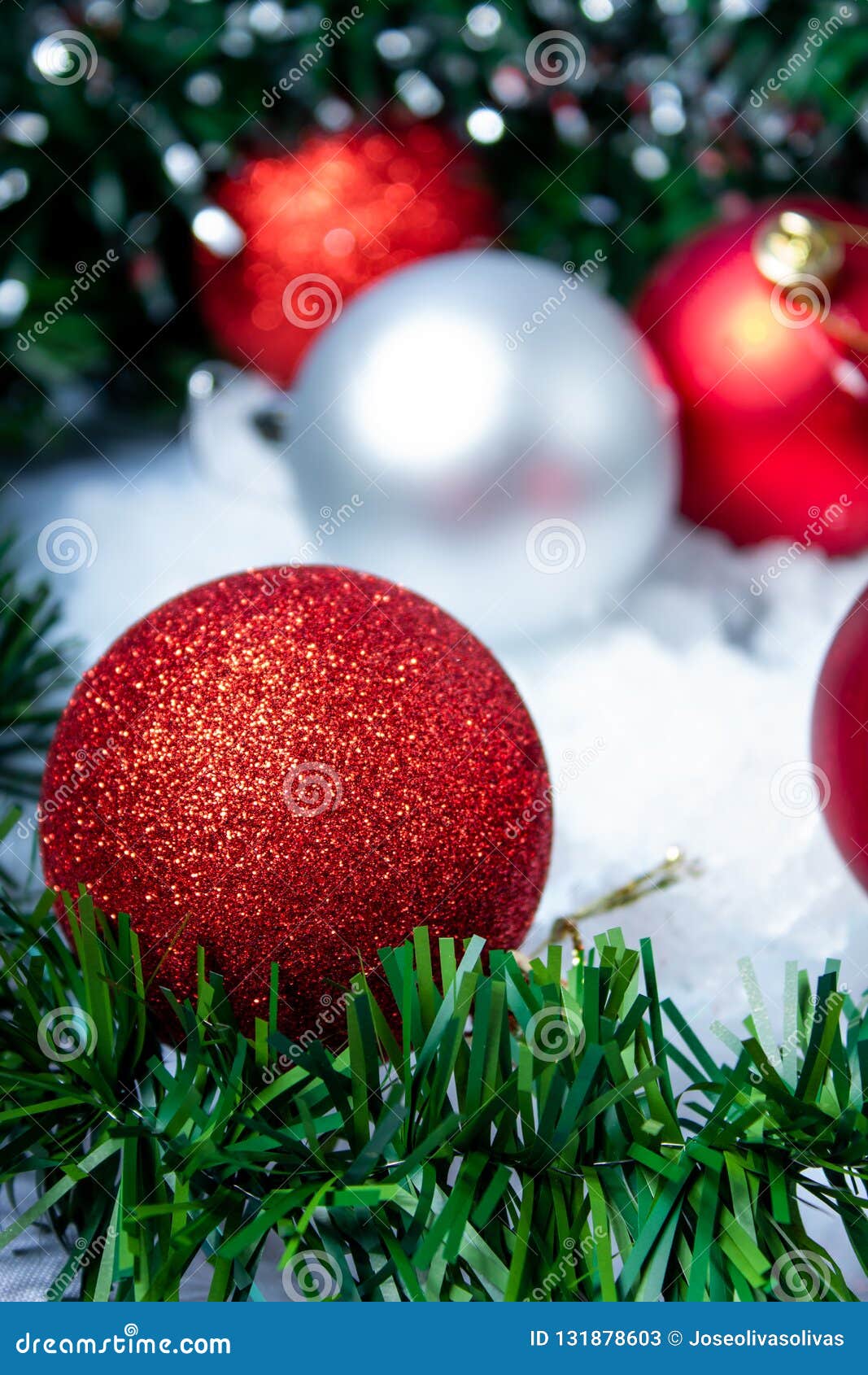 Bright Christmas Spheres a Hope Stock Image - Image of green, adventure ...