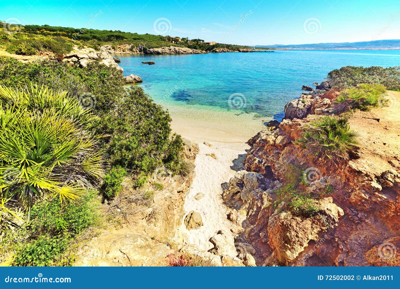 Small cove in Sardinia stock photo. Image of sardinia 72502002