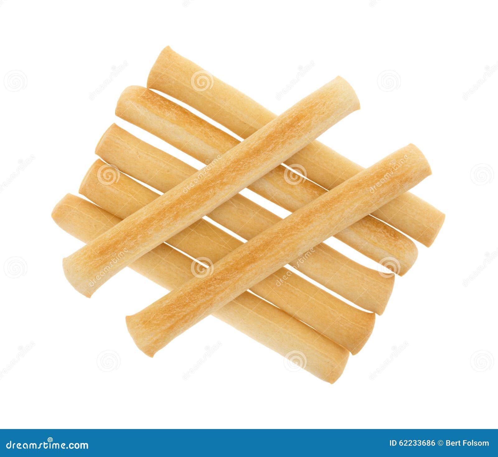 Small Crunchy Breadsticks on a White Background Stock Photo Image of