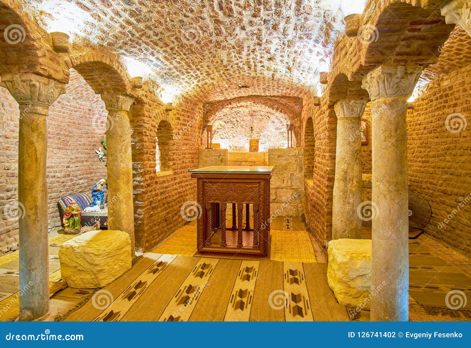 Babylon fortress, Coptic district , Cairo , Egypt Stock Photo - Alamy