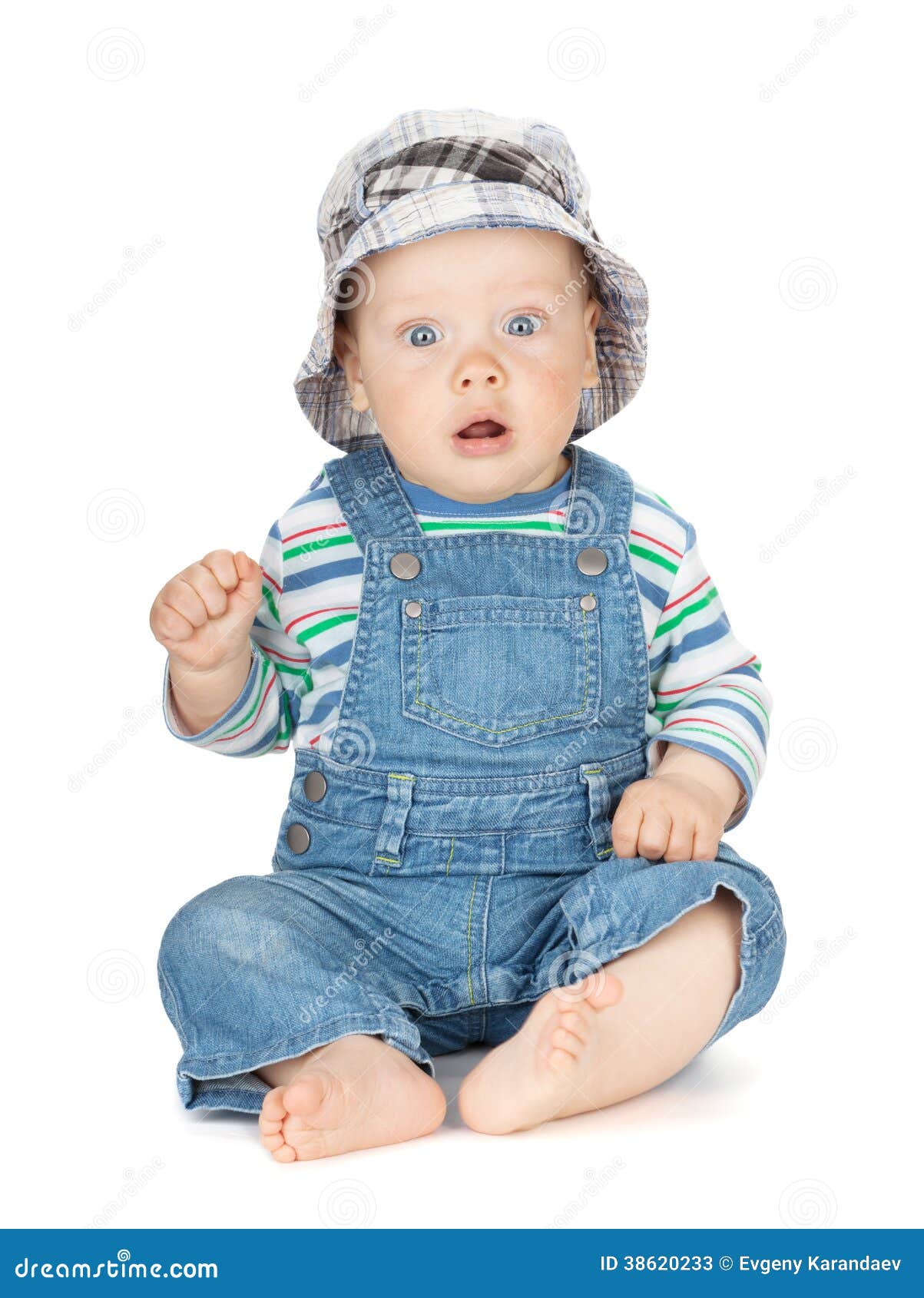 Small Cute Baby Boy in Jeans Stock Image Image of little, toddler