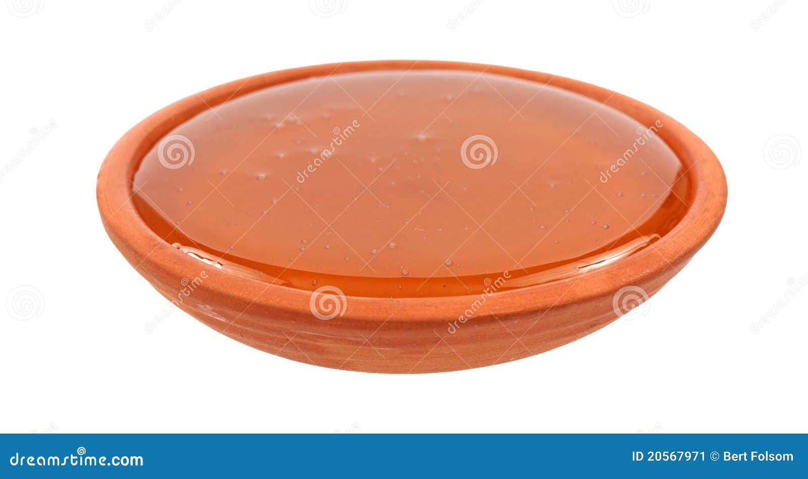 Small Dish Filled with Honey Stock Image Image of sweet, organic