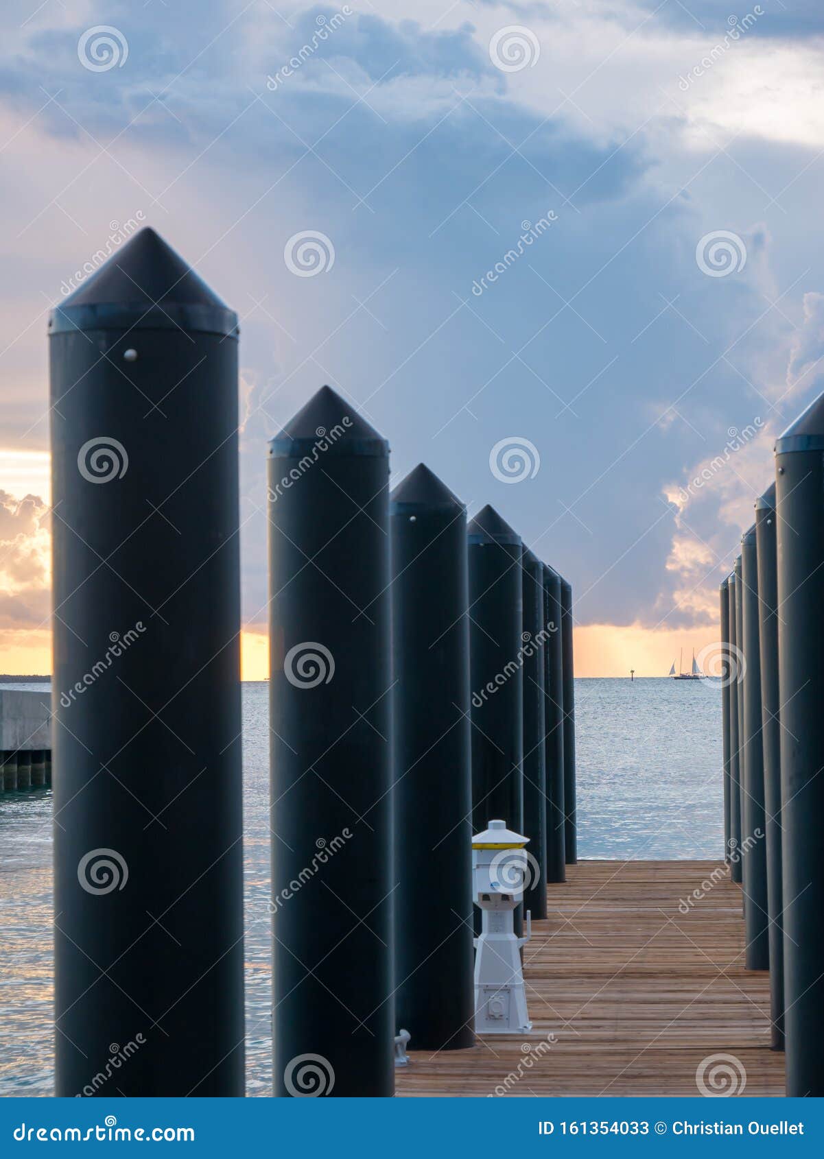 Small Dock in Key West, Mallory Square Stock Image Image of mexico
