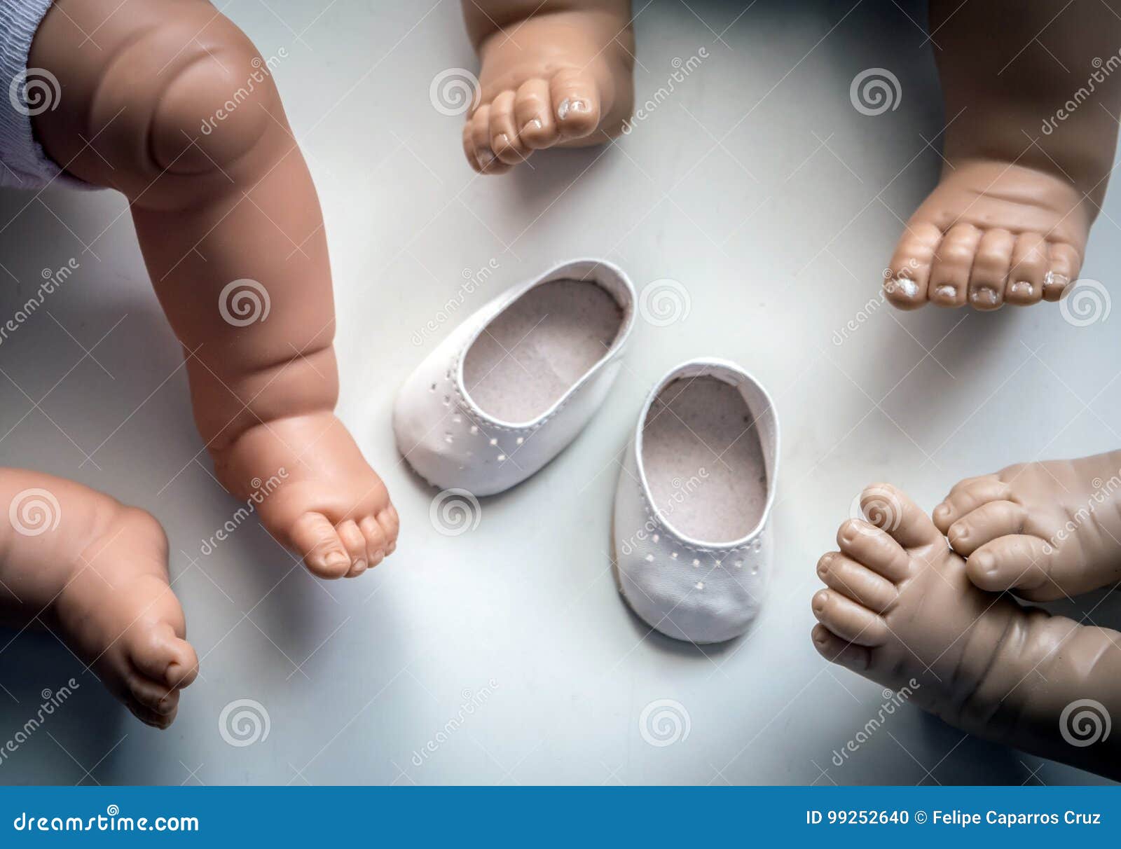 Small Doll Shoes stock photo. Image of baby, fluffy, foot 99252640