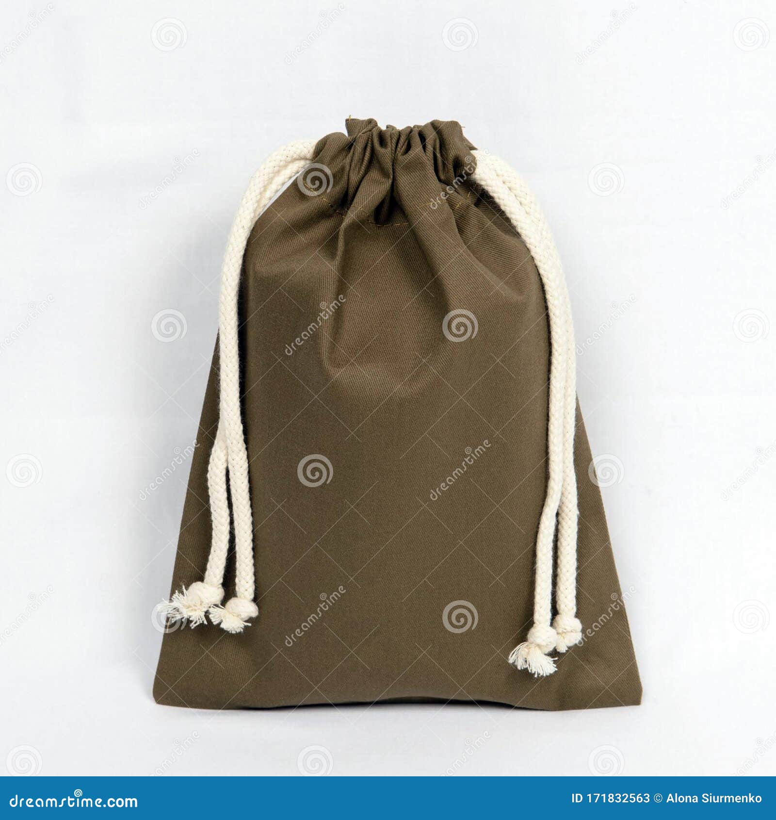 small drawstring cotton bags
