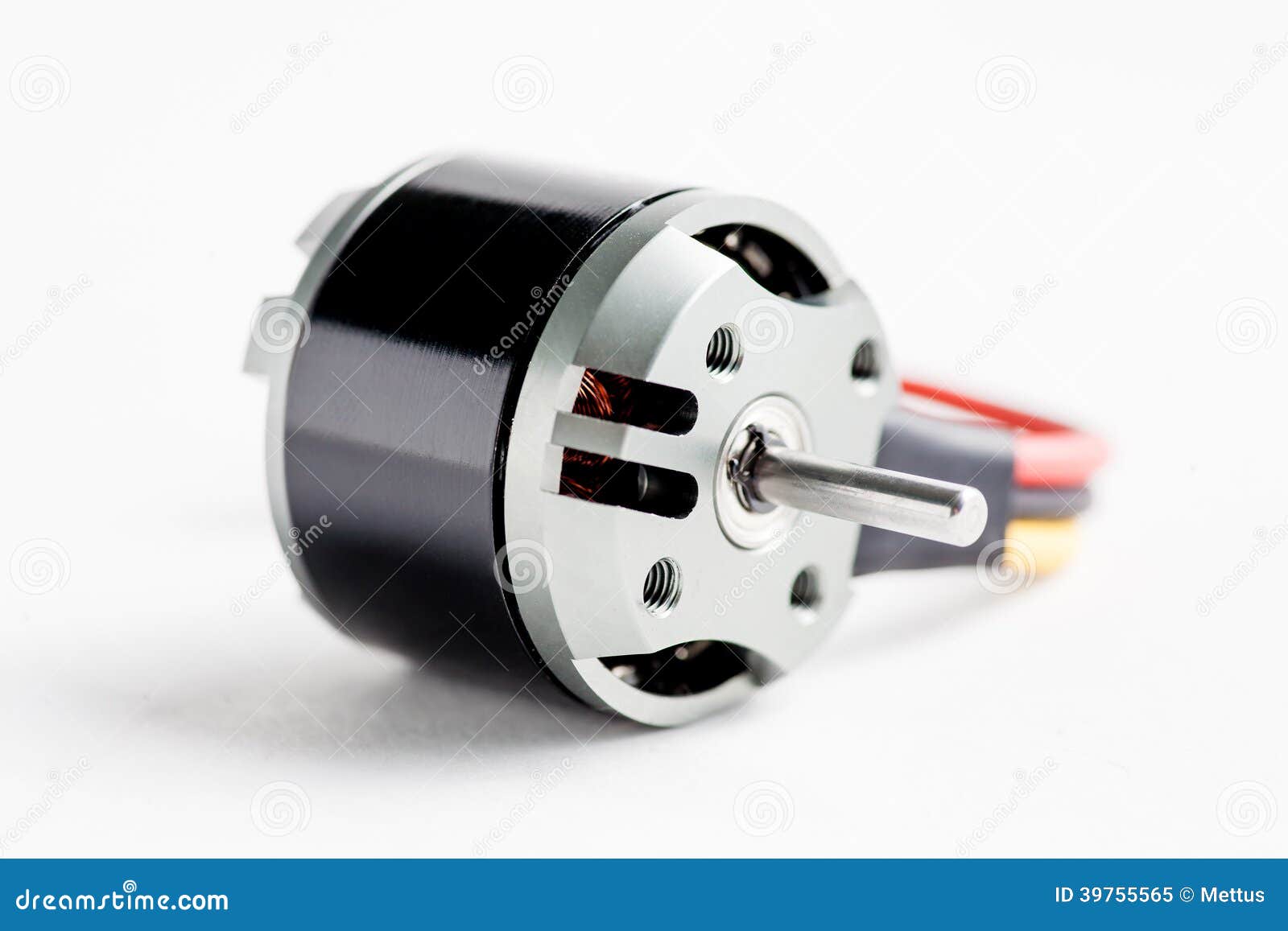 Small Electric Motor on White Stock Image Image of motor, rotor 39755565