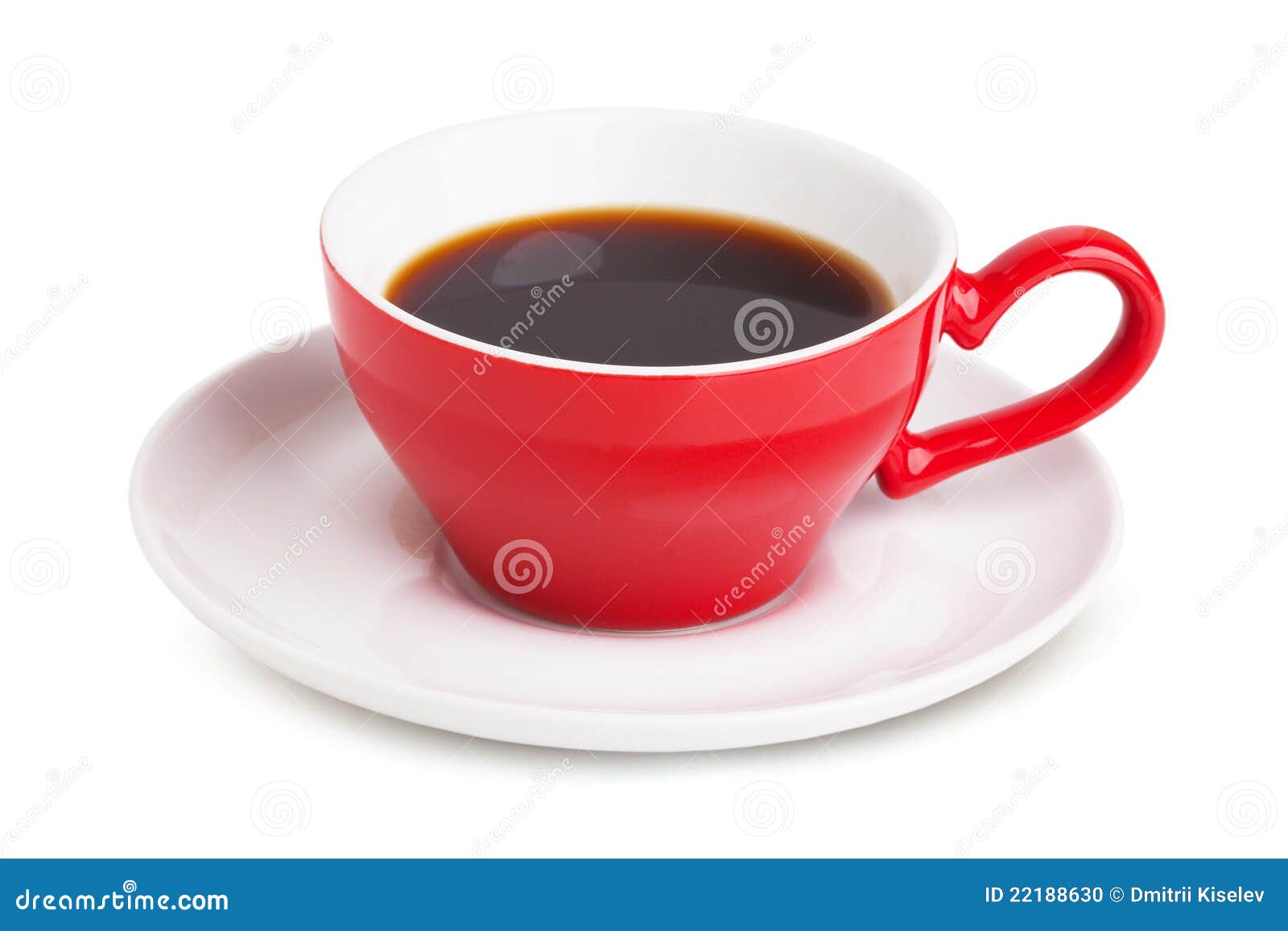 Small Elegant Red Coffee Cup Stock Photo Image 22188630