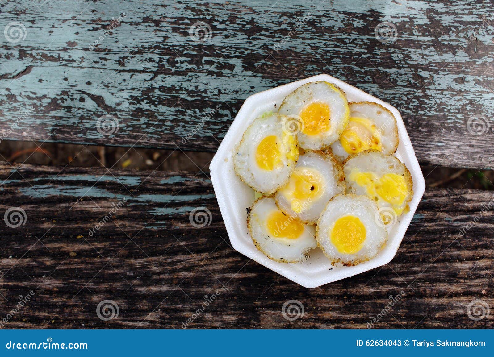 Small Fried Eggs in Foam Container Stock Image Image of foam, healthy