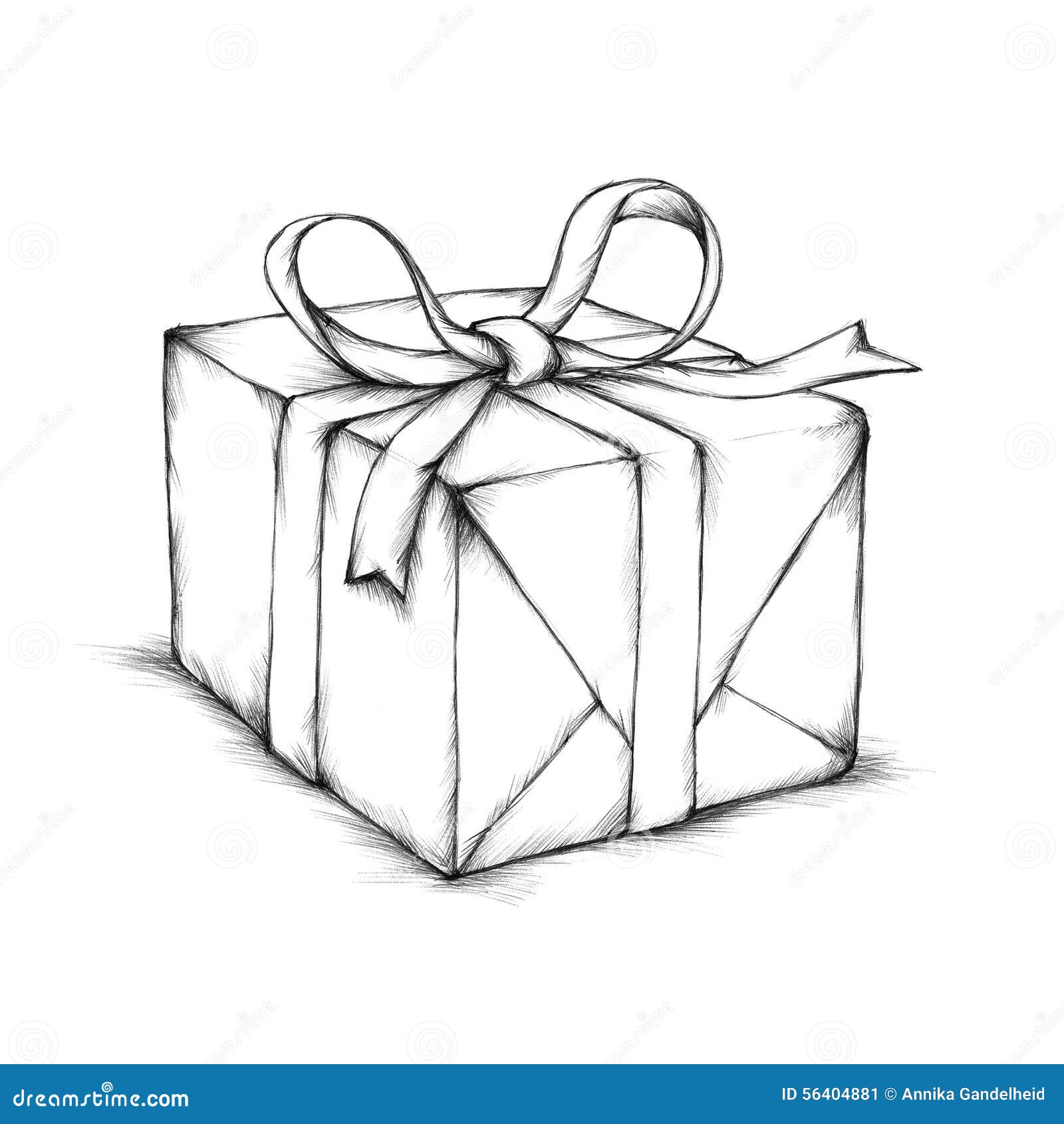 A small gift box stock illustration. Illustration of