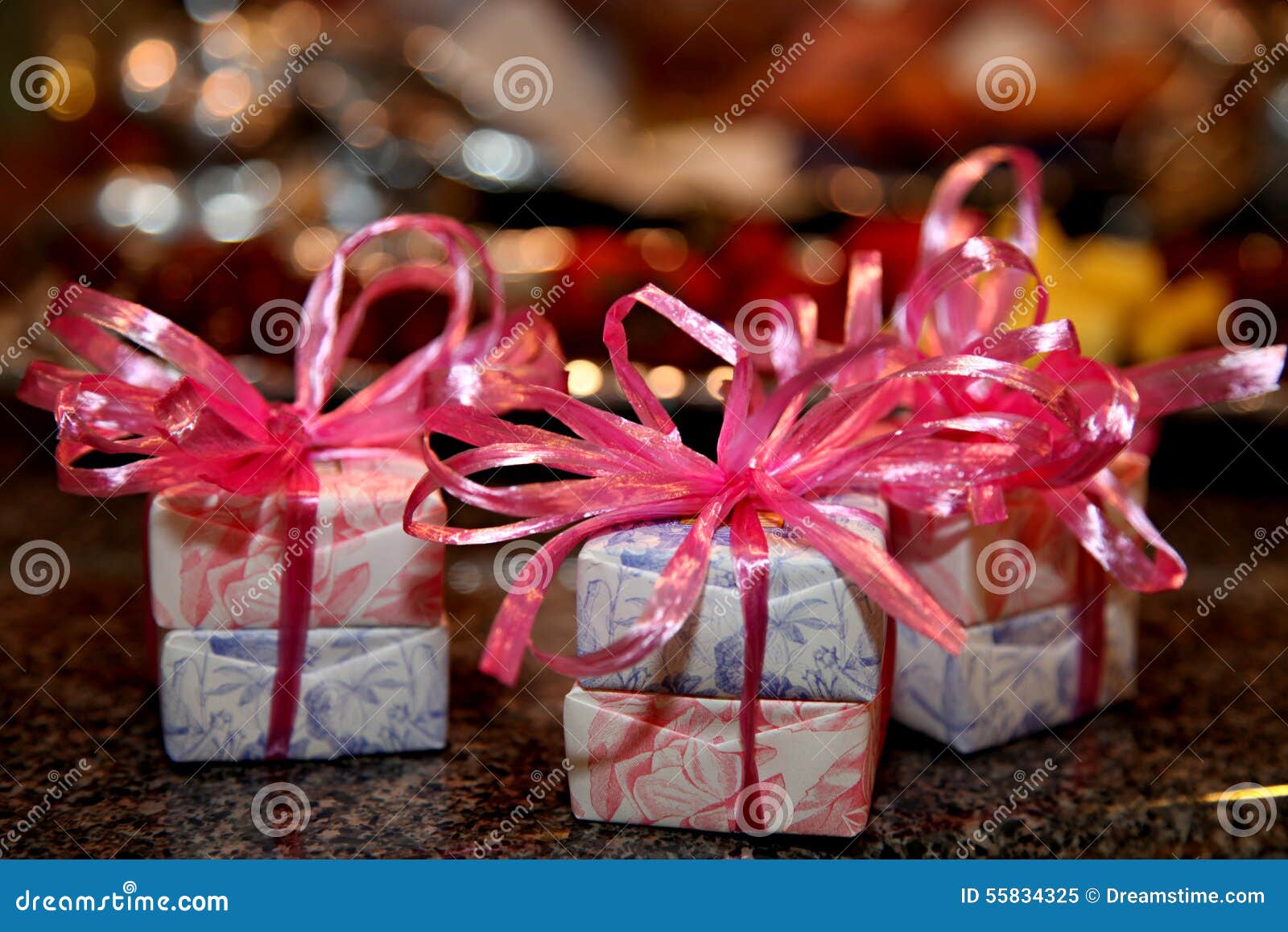 Small gifts stock image. Image of ribbon, party, bows 55834325