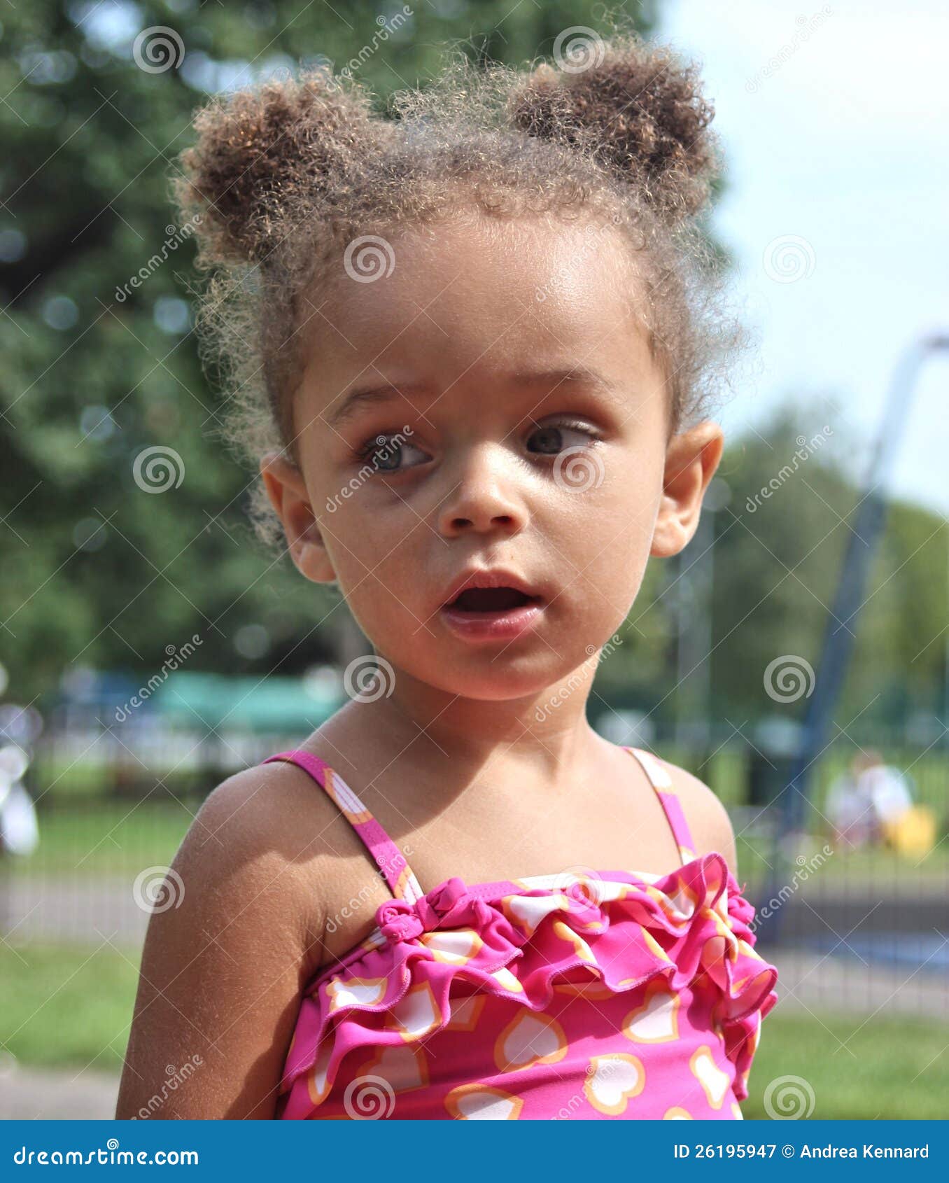 Small Girl of Mixed Heritage Stock Image Image of beautiful, child