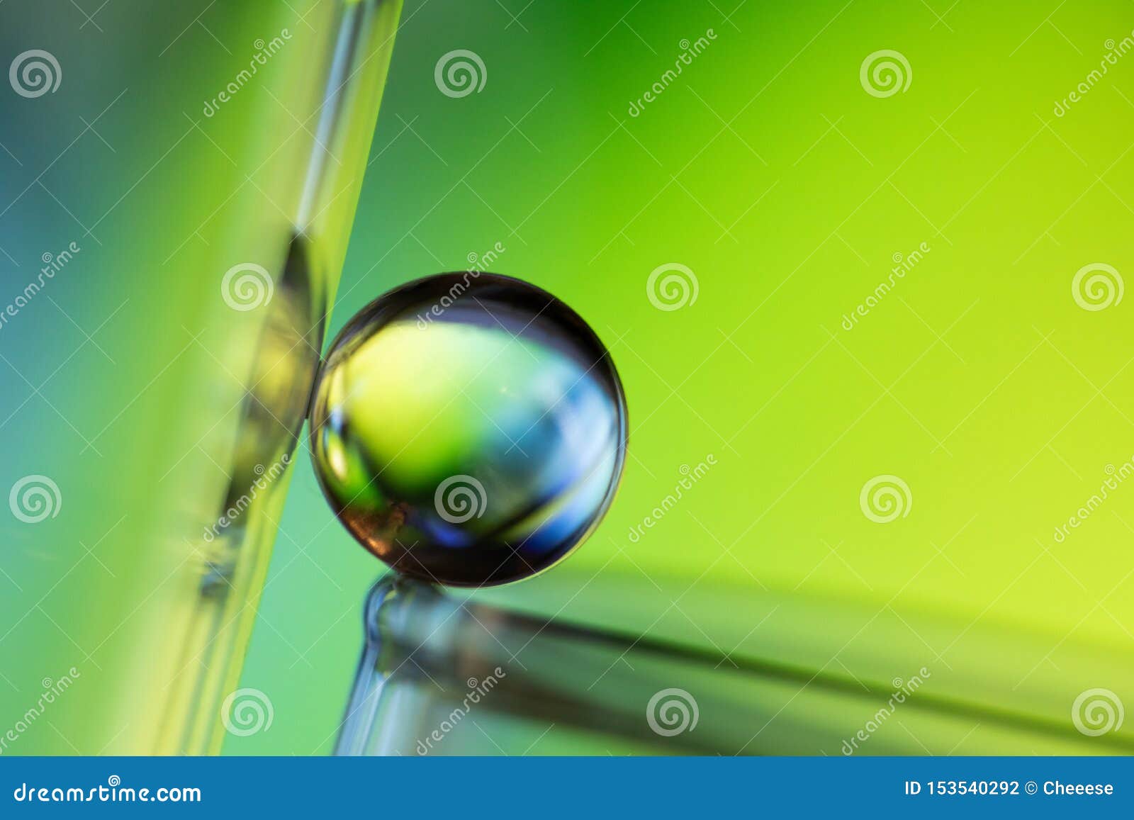 Small Glass Ball in Abstract Macro Composition Stock Photo Image of