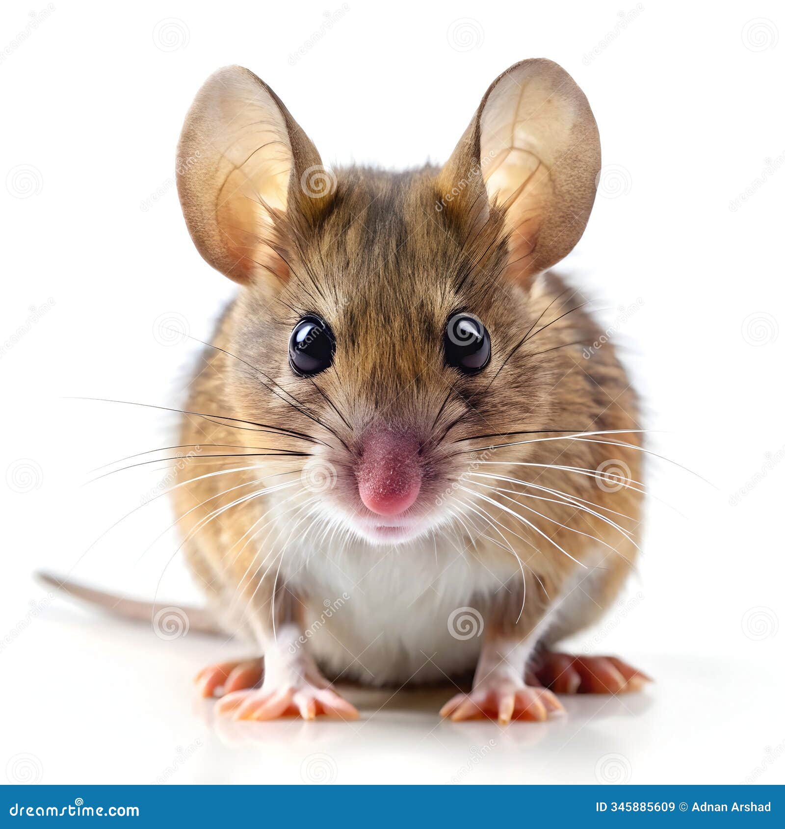 mouse in white background inocent