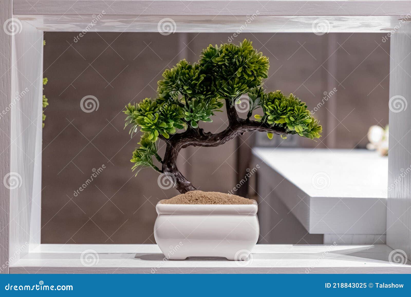 Small Green Potted Artificial Tree Stock Image Image of garden, leaf