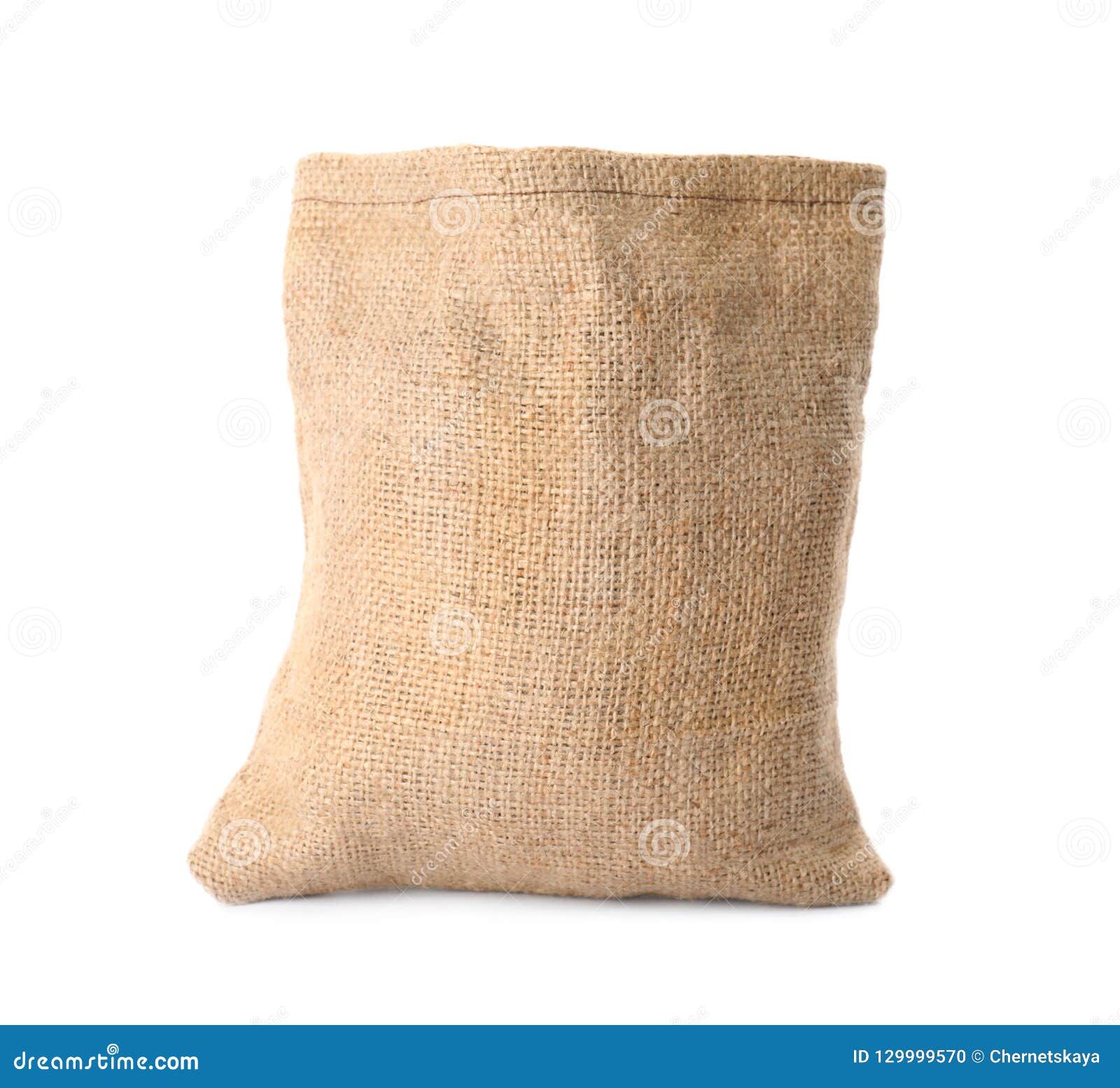 Small Hemp Bag On White Background Stock Photo Image of hemp