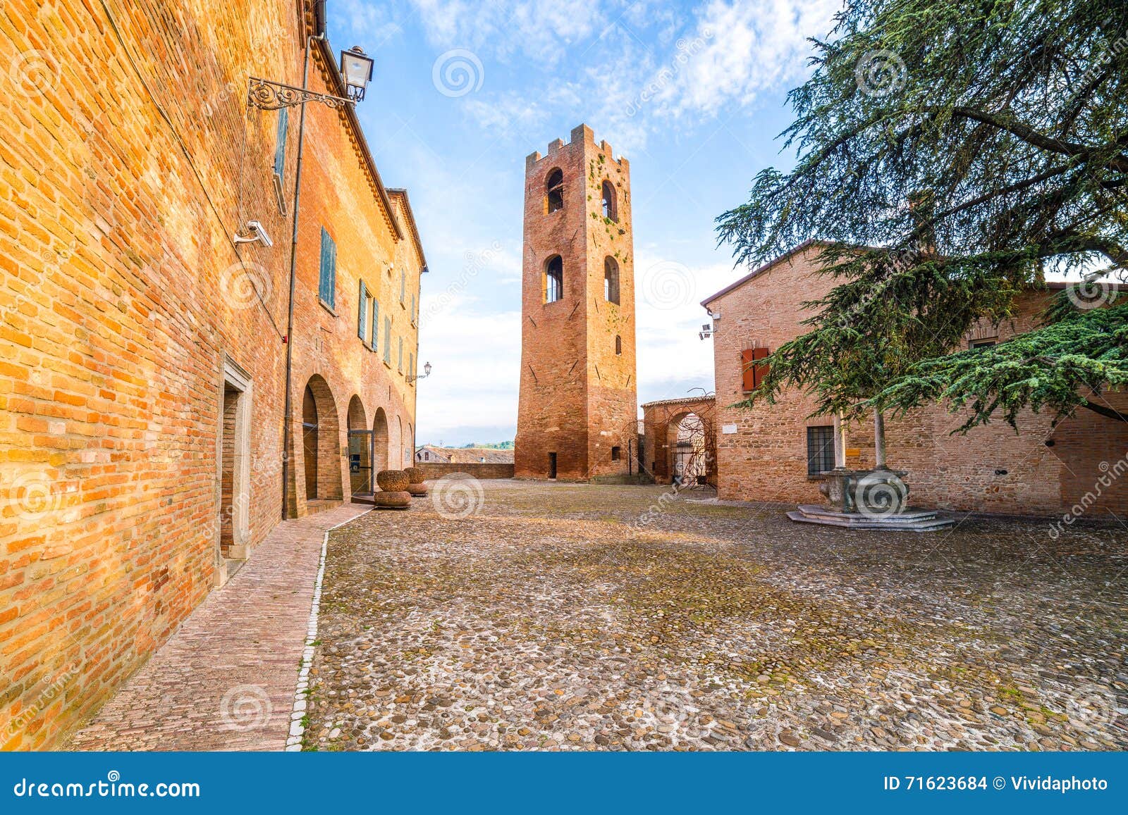 A Small Hilltop Village Streets Stock Photo Image of traditional