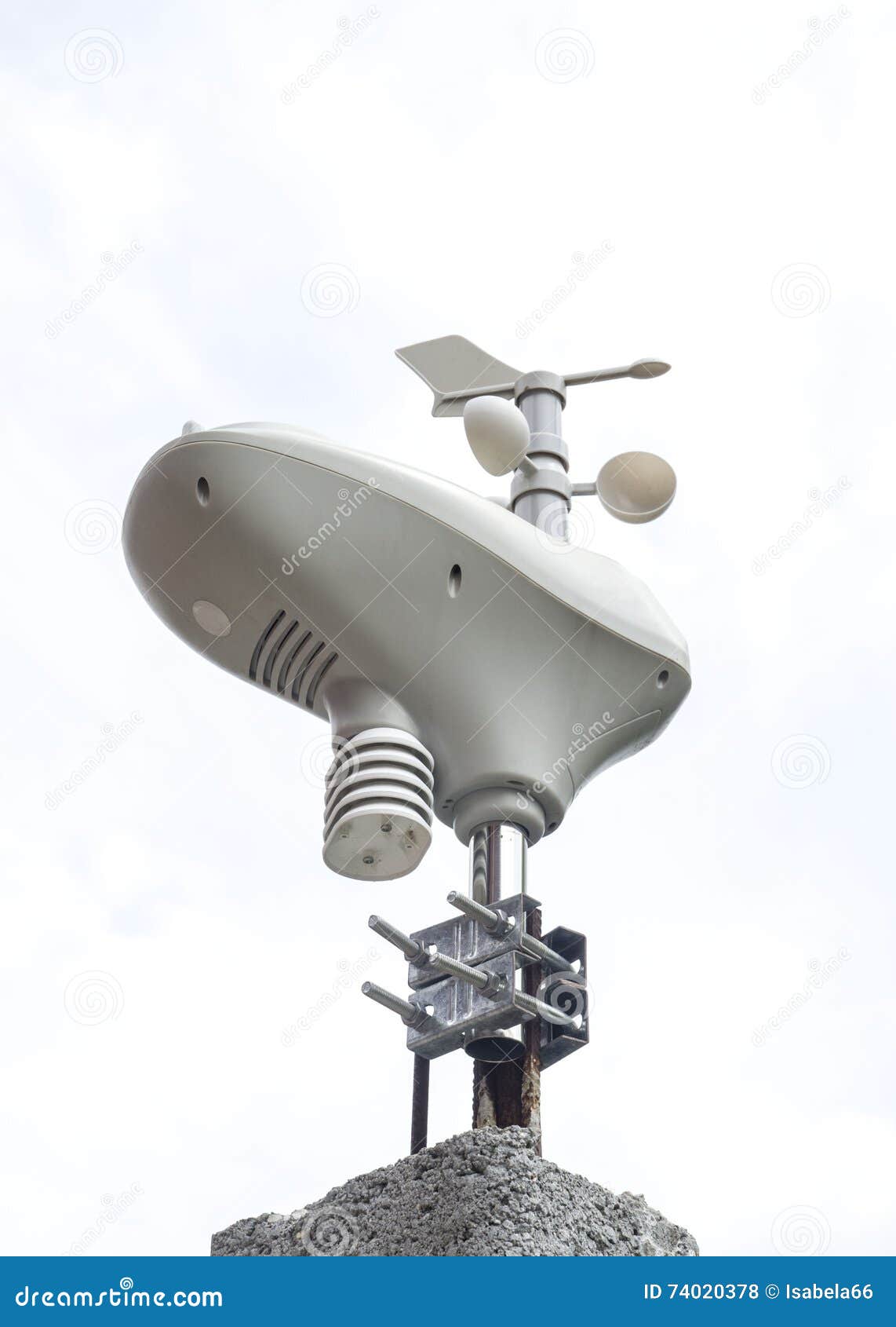Small Home Wireless Weather Station Stock Photo Image of temperature, control 74020378