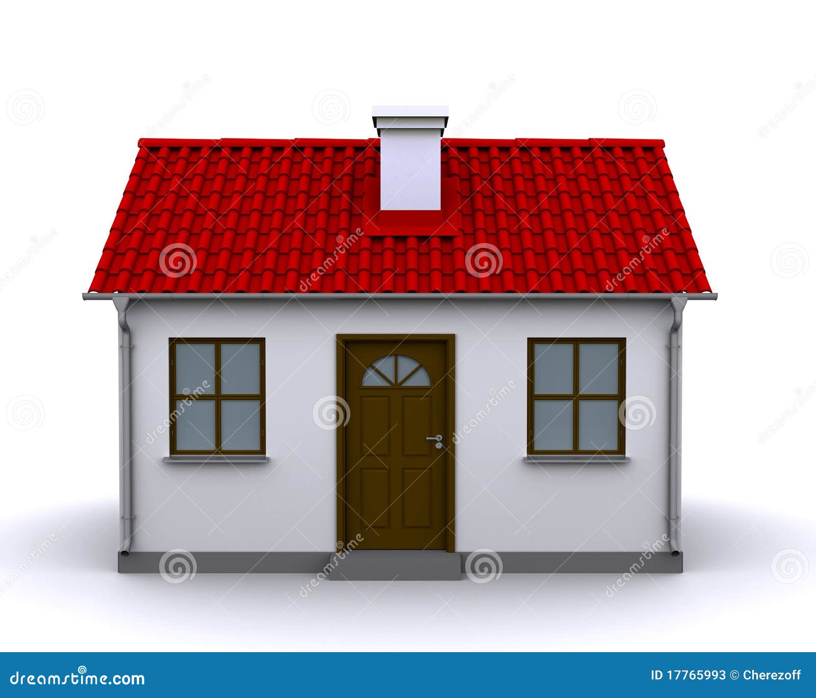 simple house front clipart