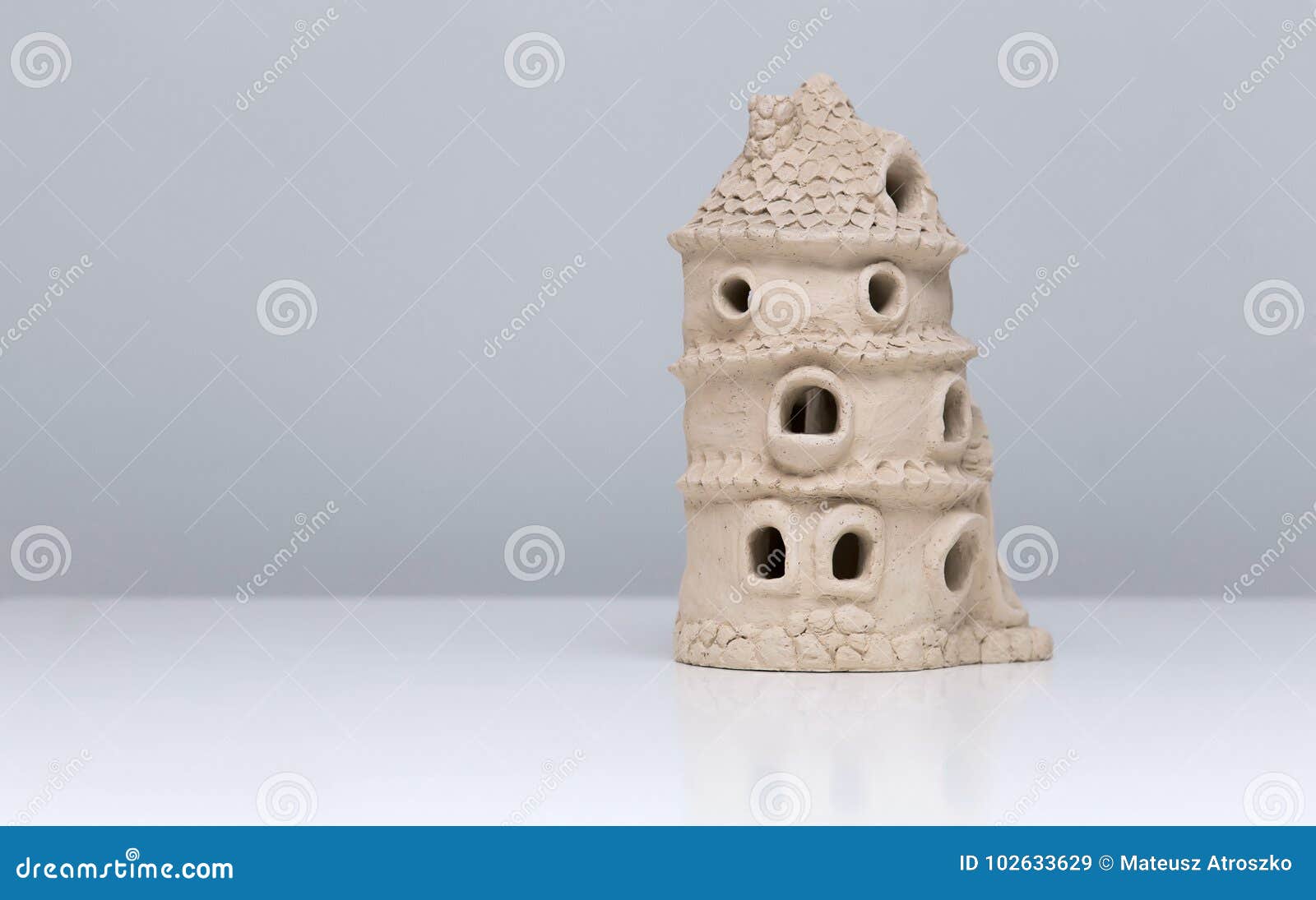  Ceramic Doll  House  Made Of Clay Stock Image Image of 