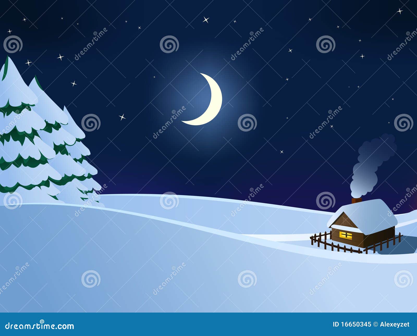 christmas night clipart - photo #45