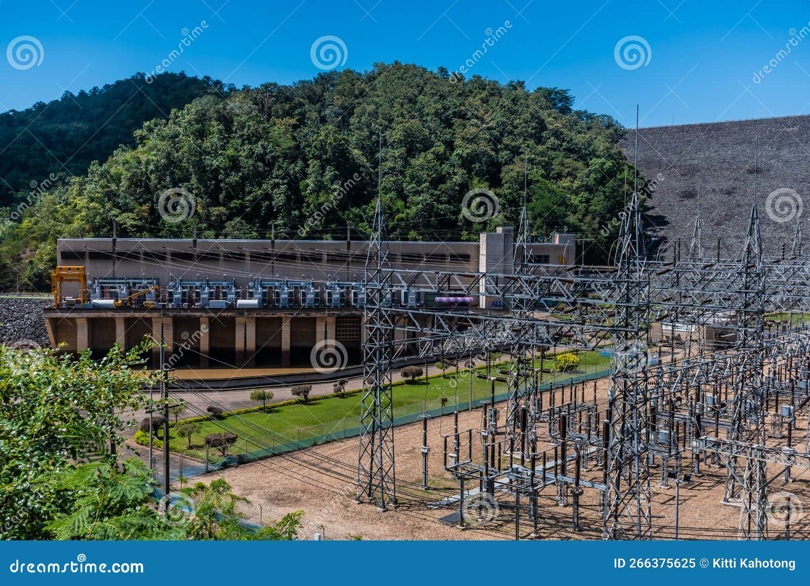 Small hydro power plant stock image. Image of industry 266375625