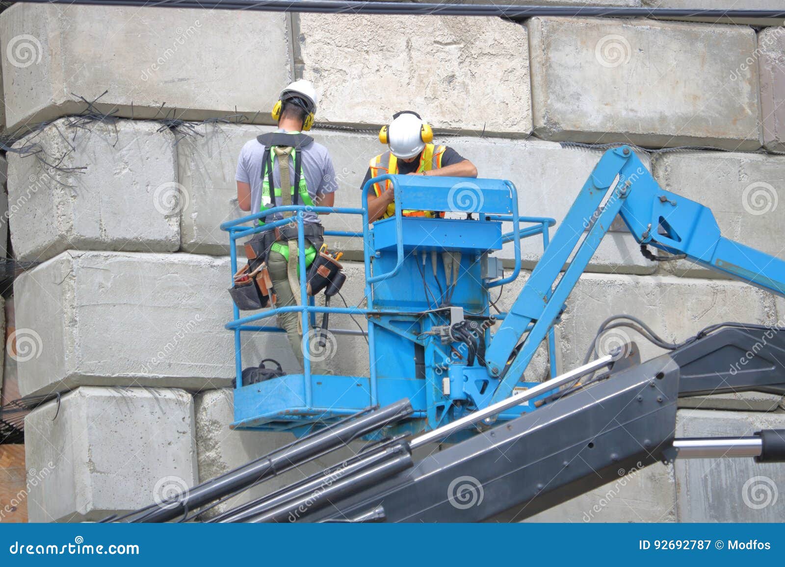 Small Industrial Lift for Construction Stock Image Image of modern
