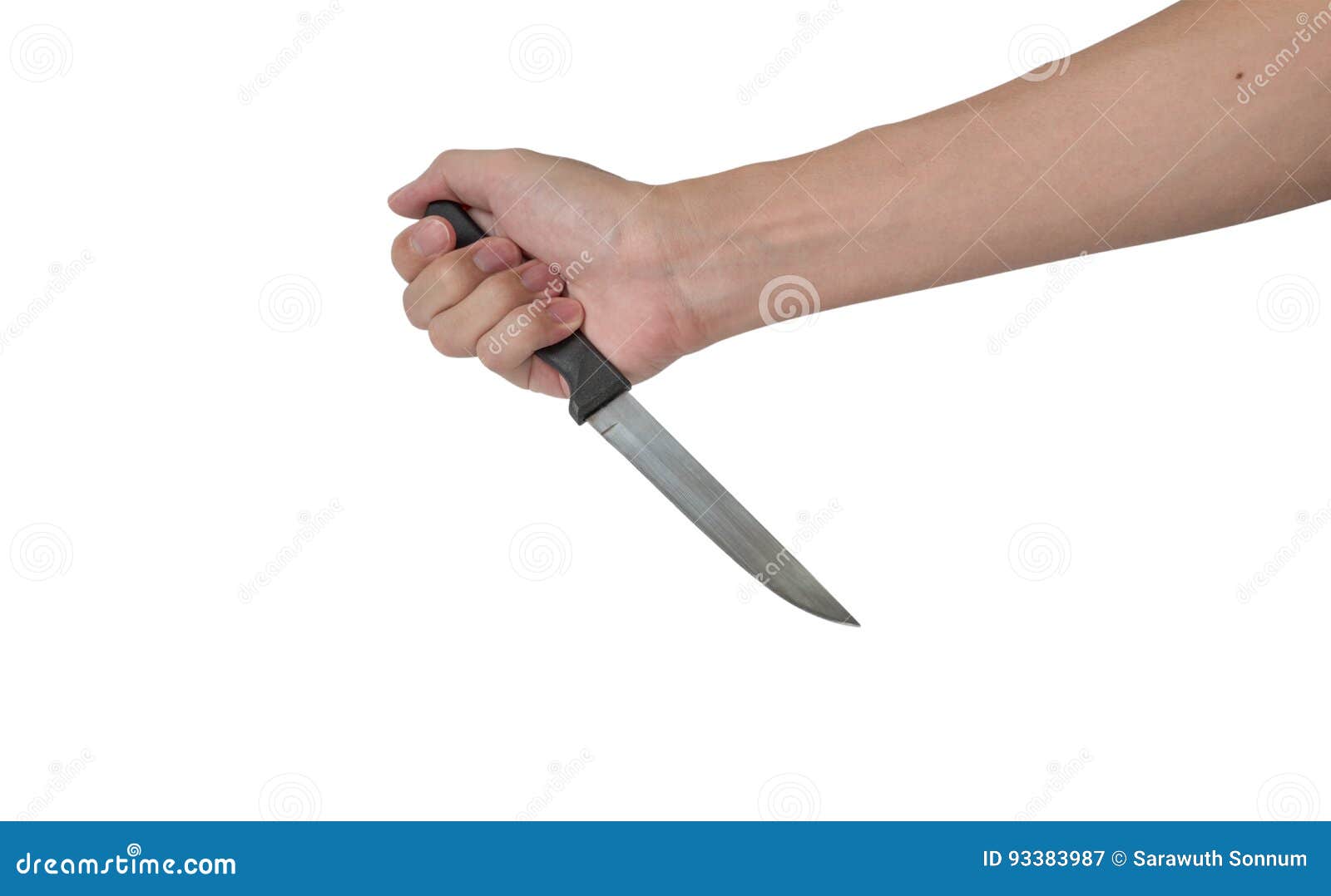 Stabbing With A Kitchen Knife Stock Photography