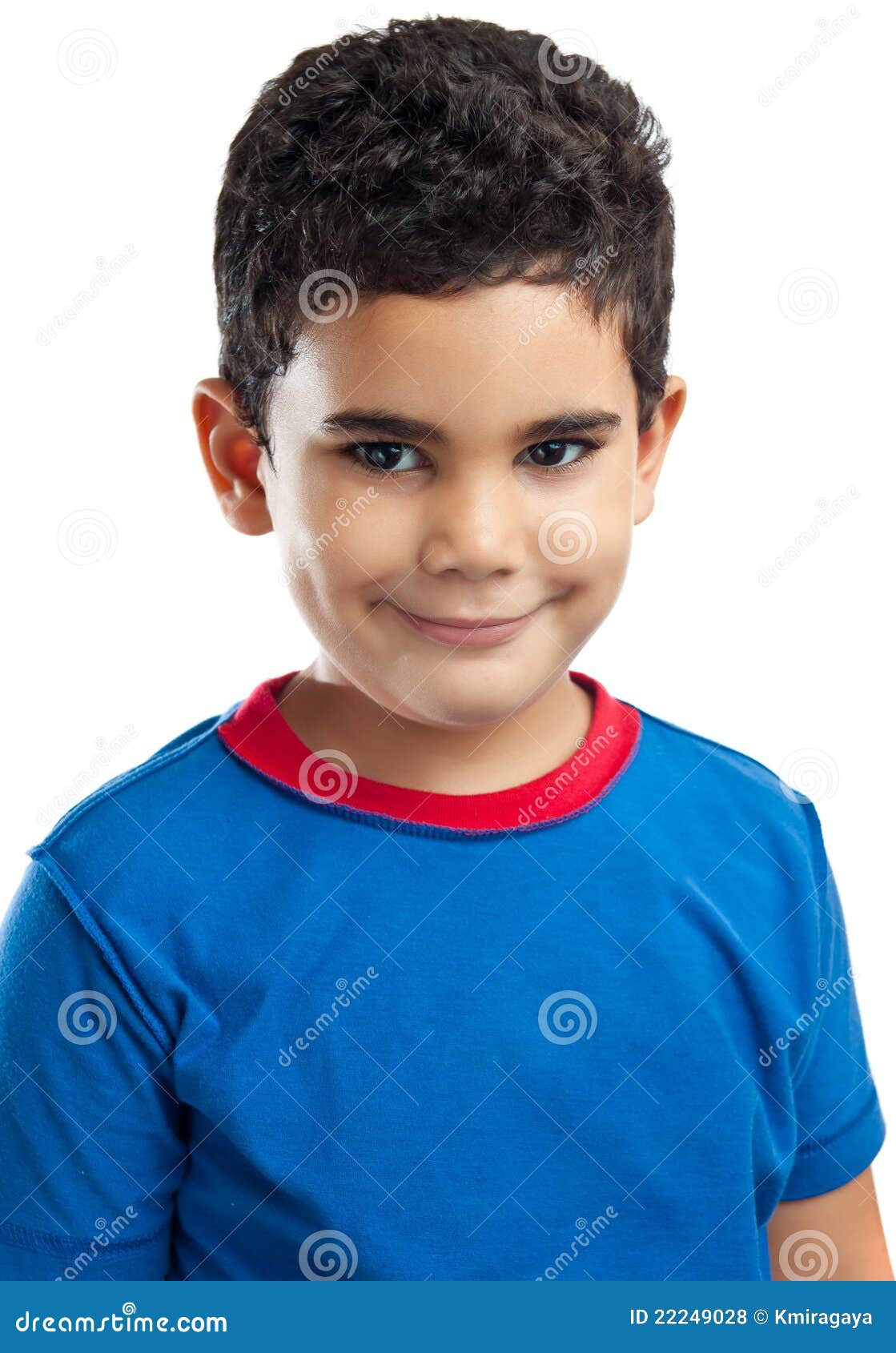 Small Latin Boy Isolated on White Stock Photo Image of smile