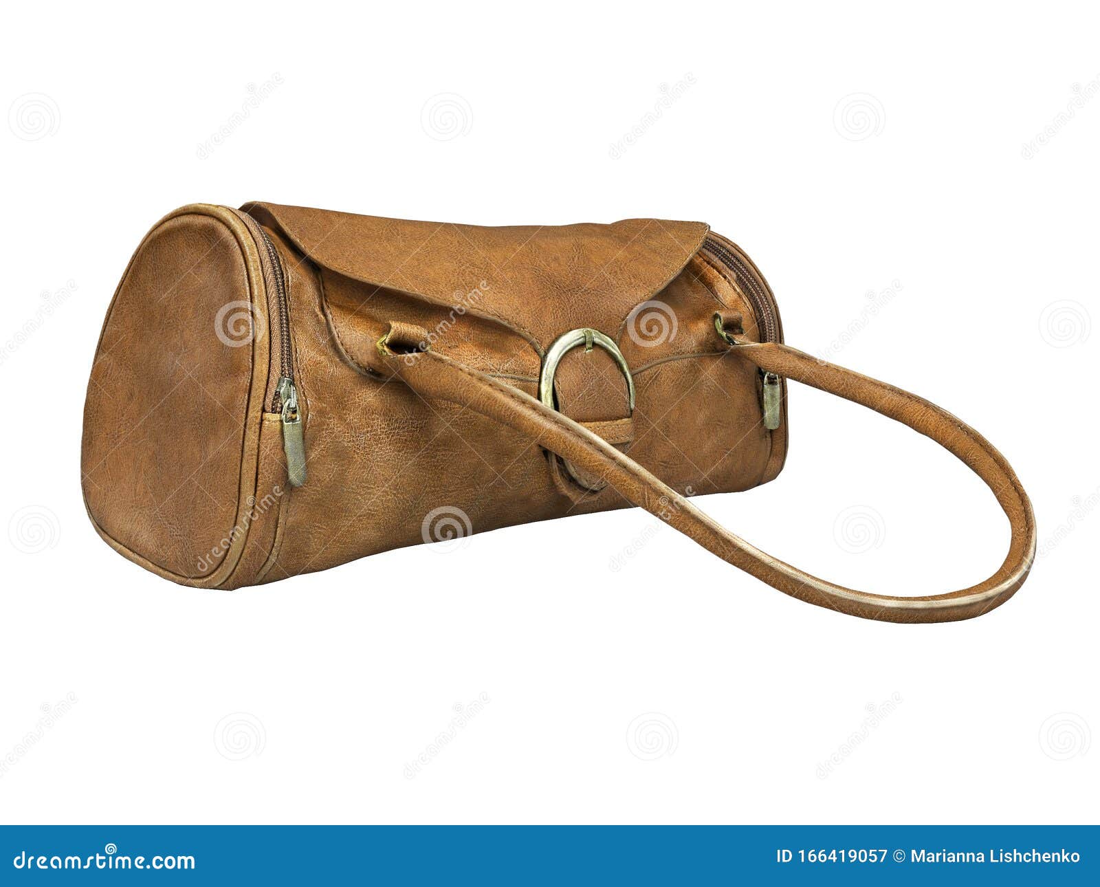 Small Leather Bag with Short Two Handles 3D Rendering on White Background  No Shadow Stock Illustration - Illustration of female, clutch: 166419057