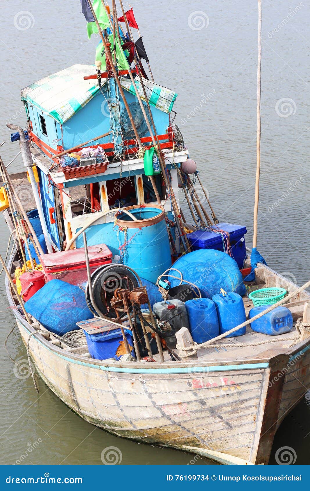 A Small Local Shipping Boat in Thailand Editorial Stock Image Image