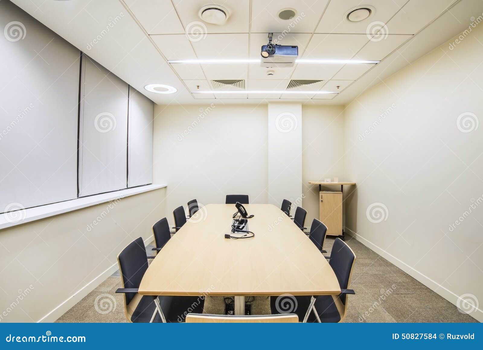 Small Meeting or Training Room with TV Projector Stock Photo Image of empty, chair 50827584