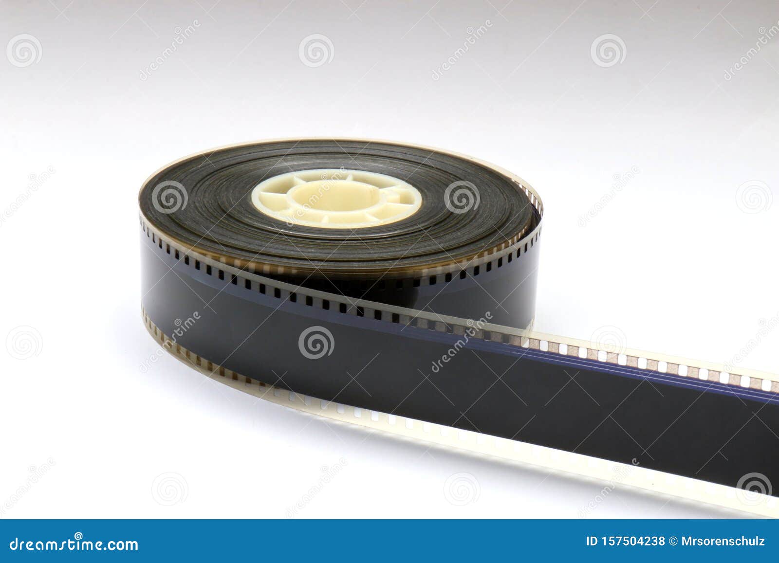 Small 35mm Movie Trailer Film Roll on a Bobby. this is a 2-3 Minute Long Film  Strip Stock Photo - Image of moviemaking, cinema: 157504238