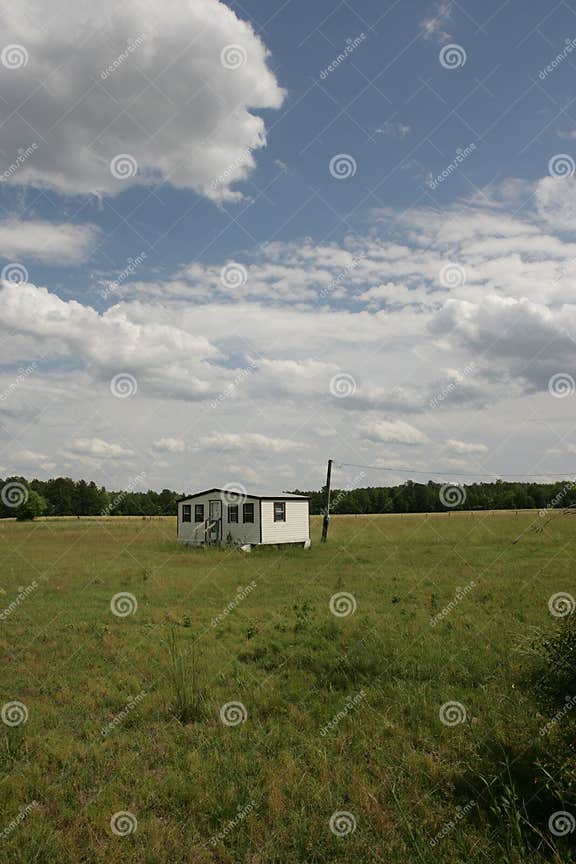Small Mobile Home in Marion, SC. Stock Image Image of carolina