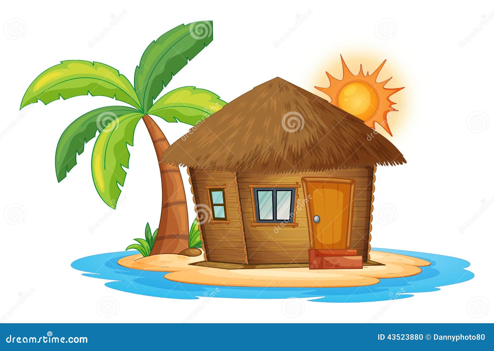 grass hut clipart - photo #35