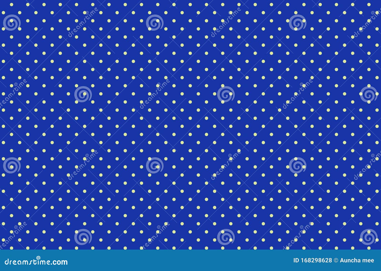 Small Polka Dots Seamless Pattern on Blue Background. Stock Photo Image of dress, pattern