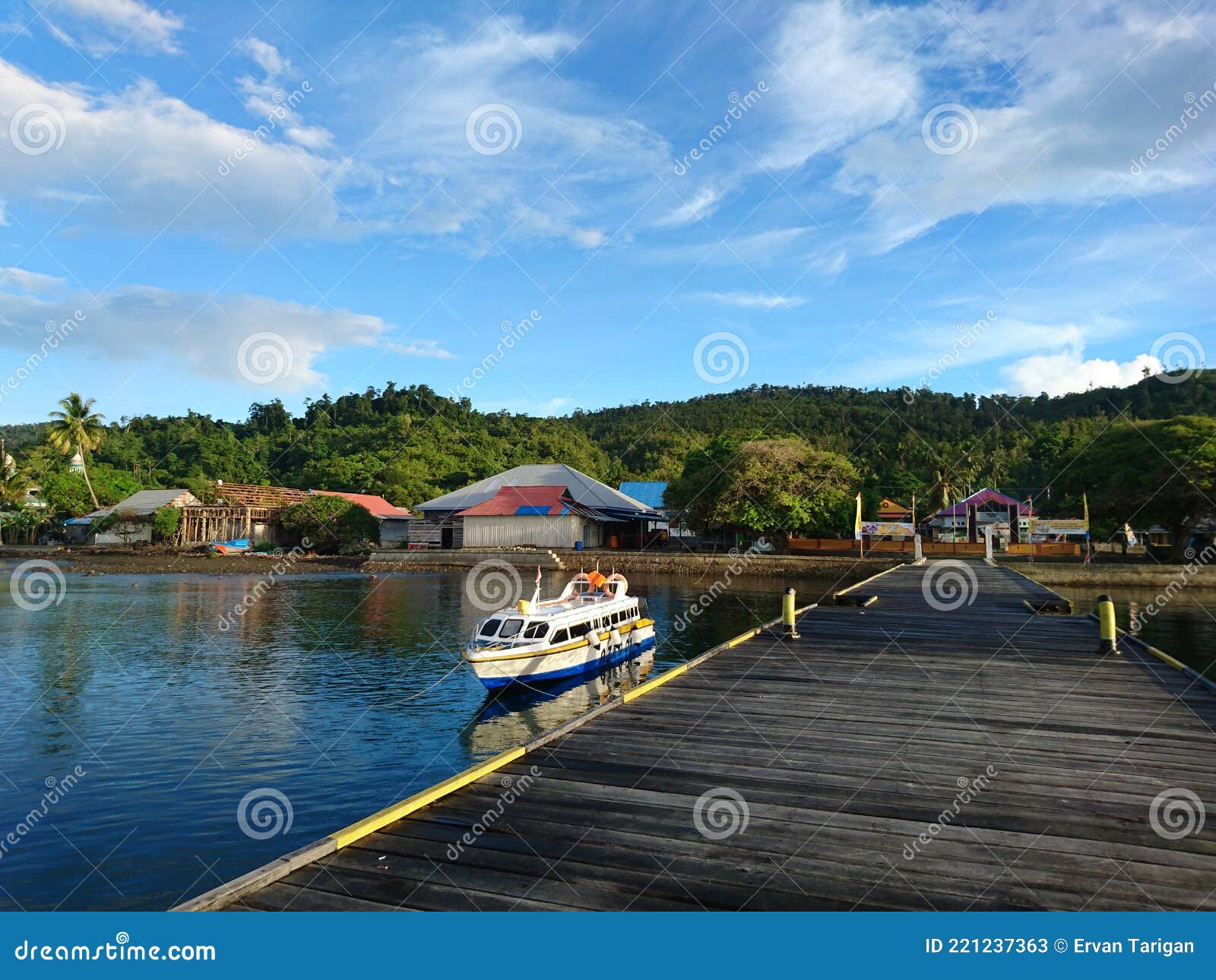 small port of waylegi village, patani sub-district, central halmahera district, north maluku province, indonesia