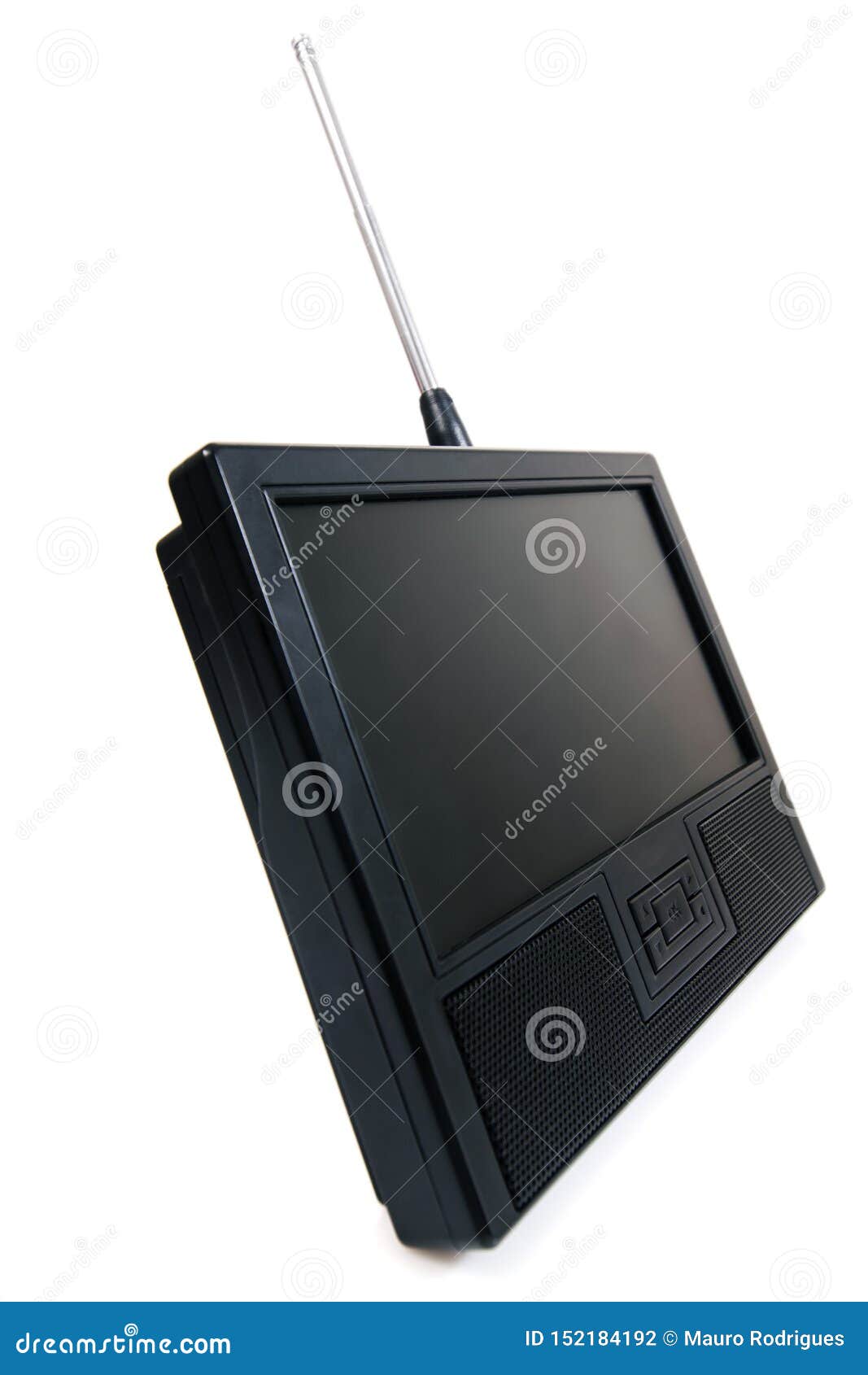 Small portable tv stock photo. Image of portable, media 152184192