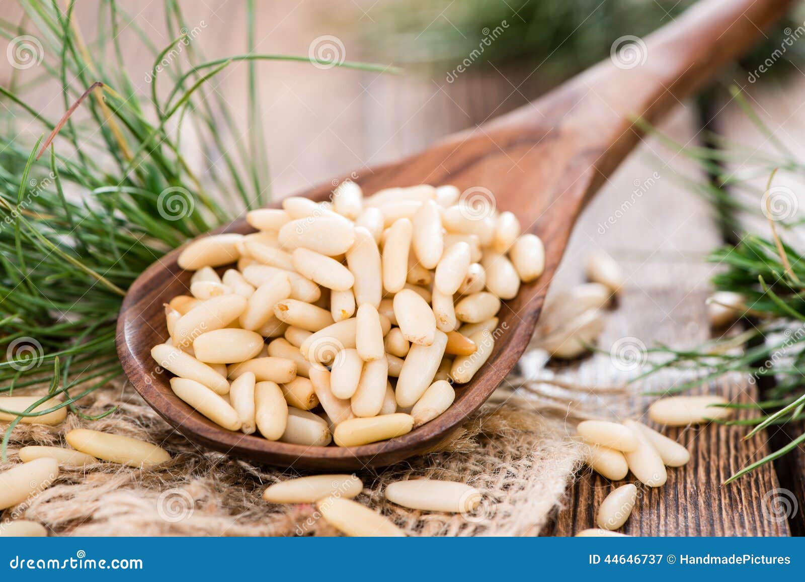 small portion of pine nuts