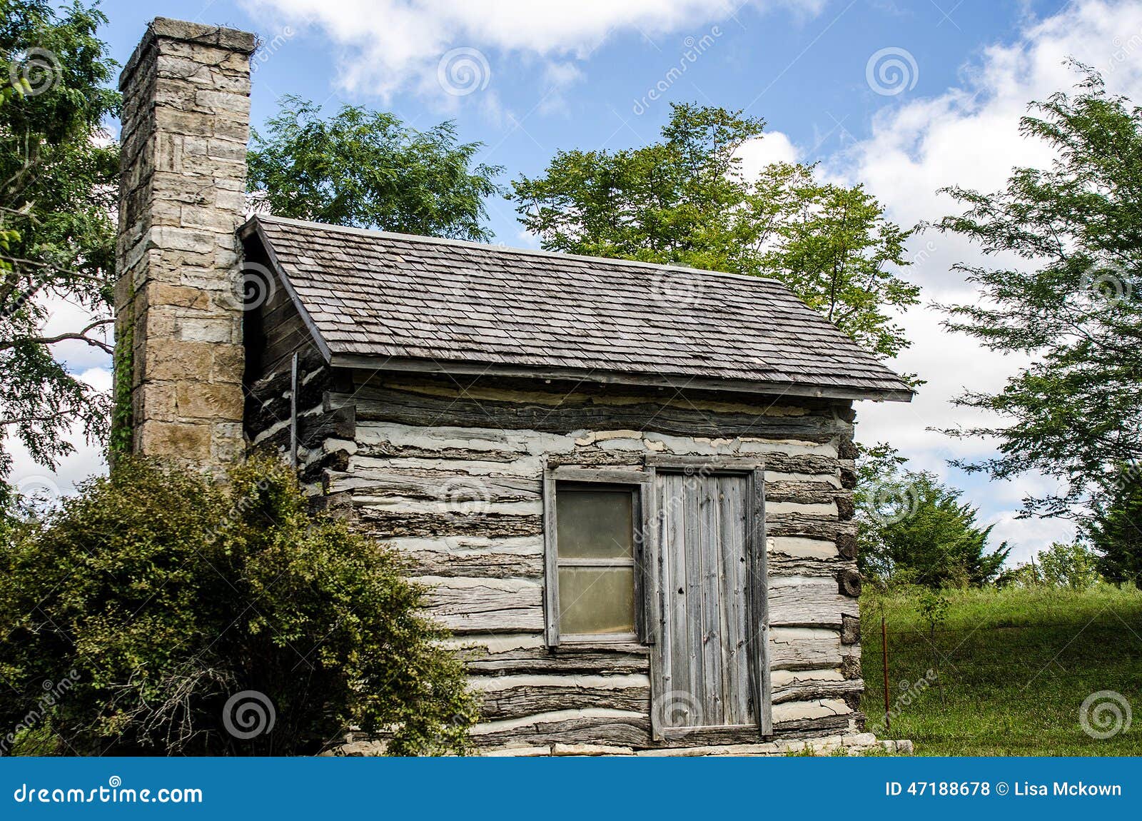 Small preserved log cabin stock photo. Image of manhattan - 47188678